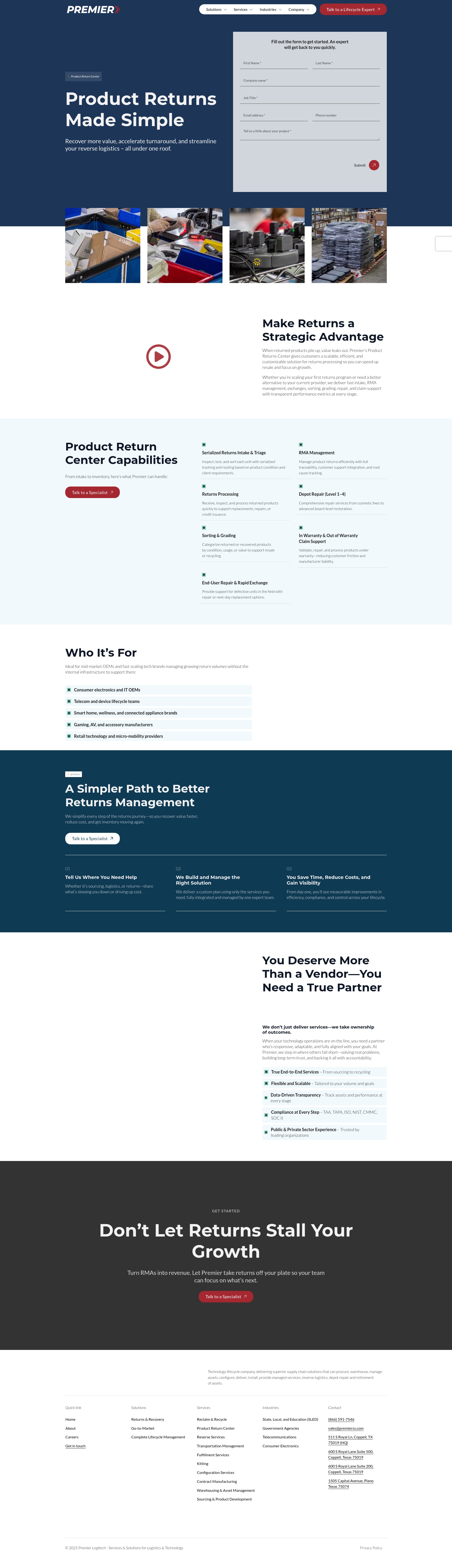 Landing Page
