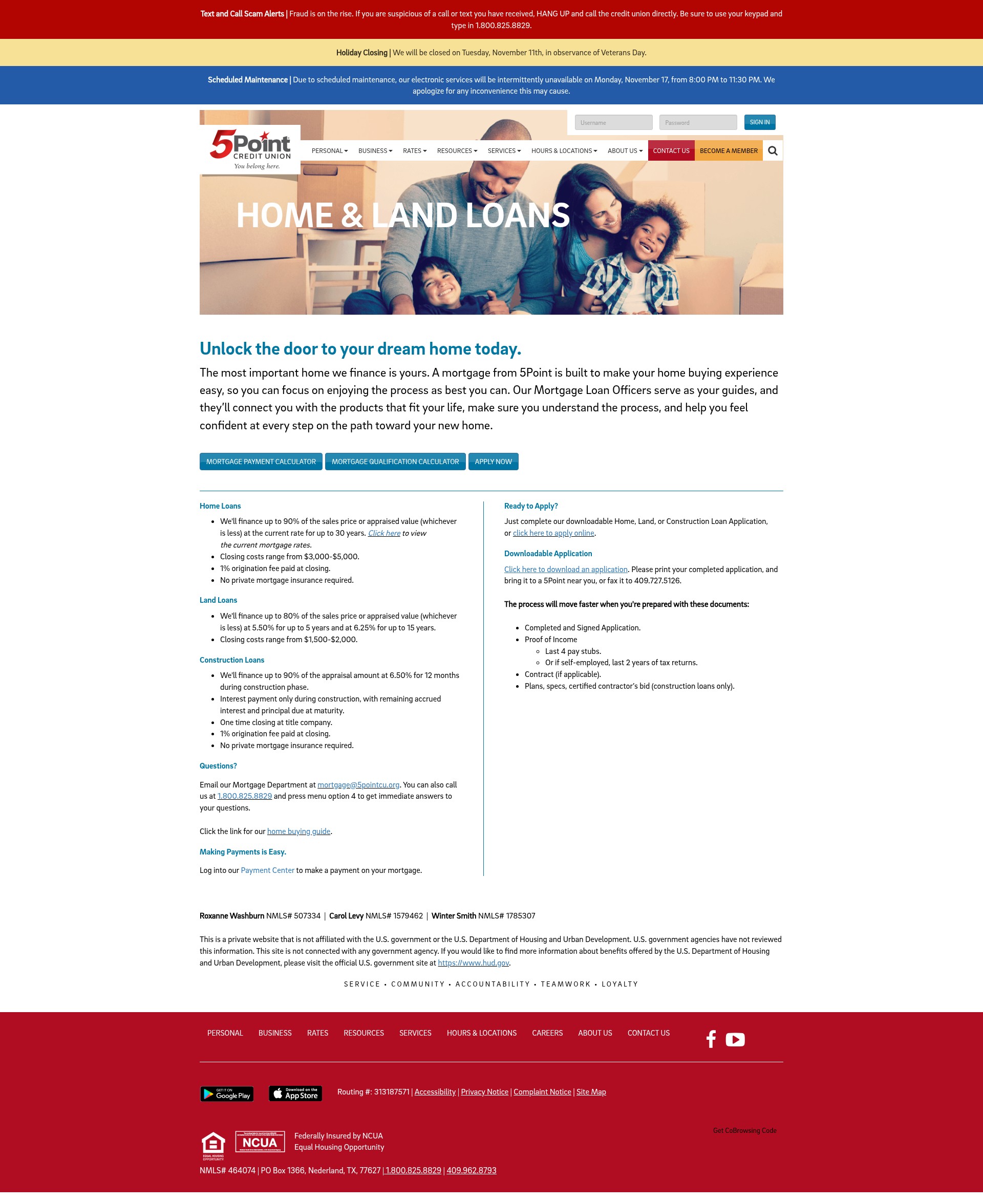 Landing Page