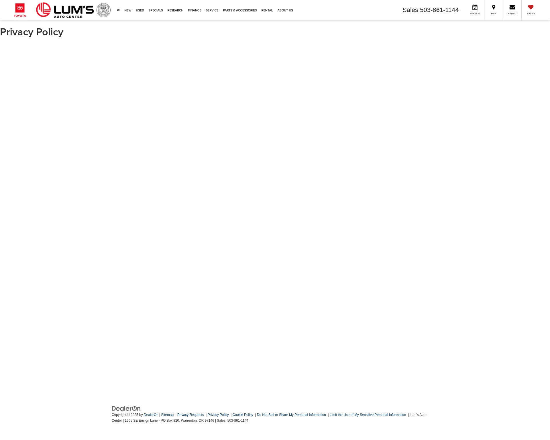 Landing Page