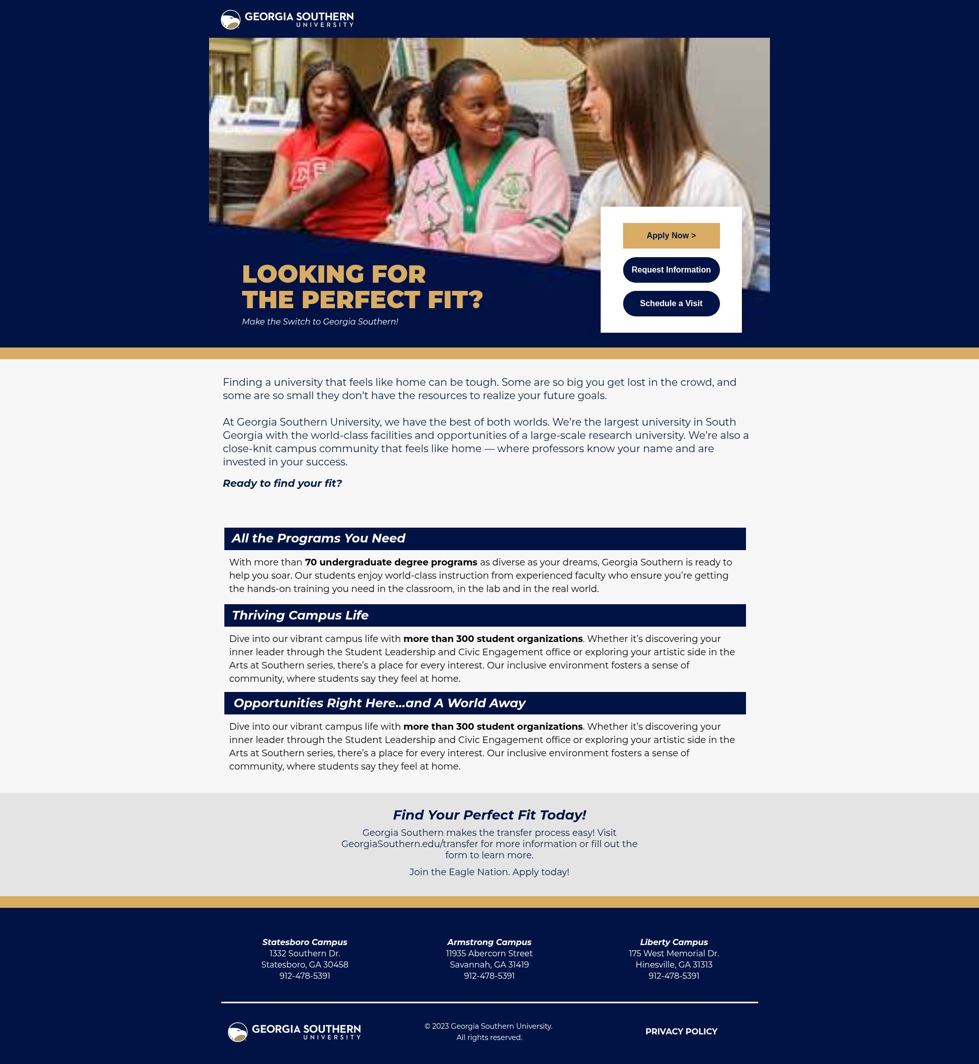 Landing Page