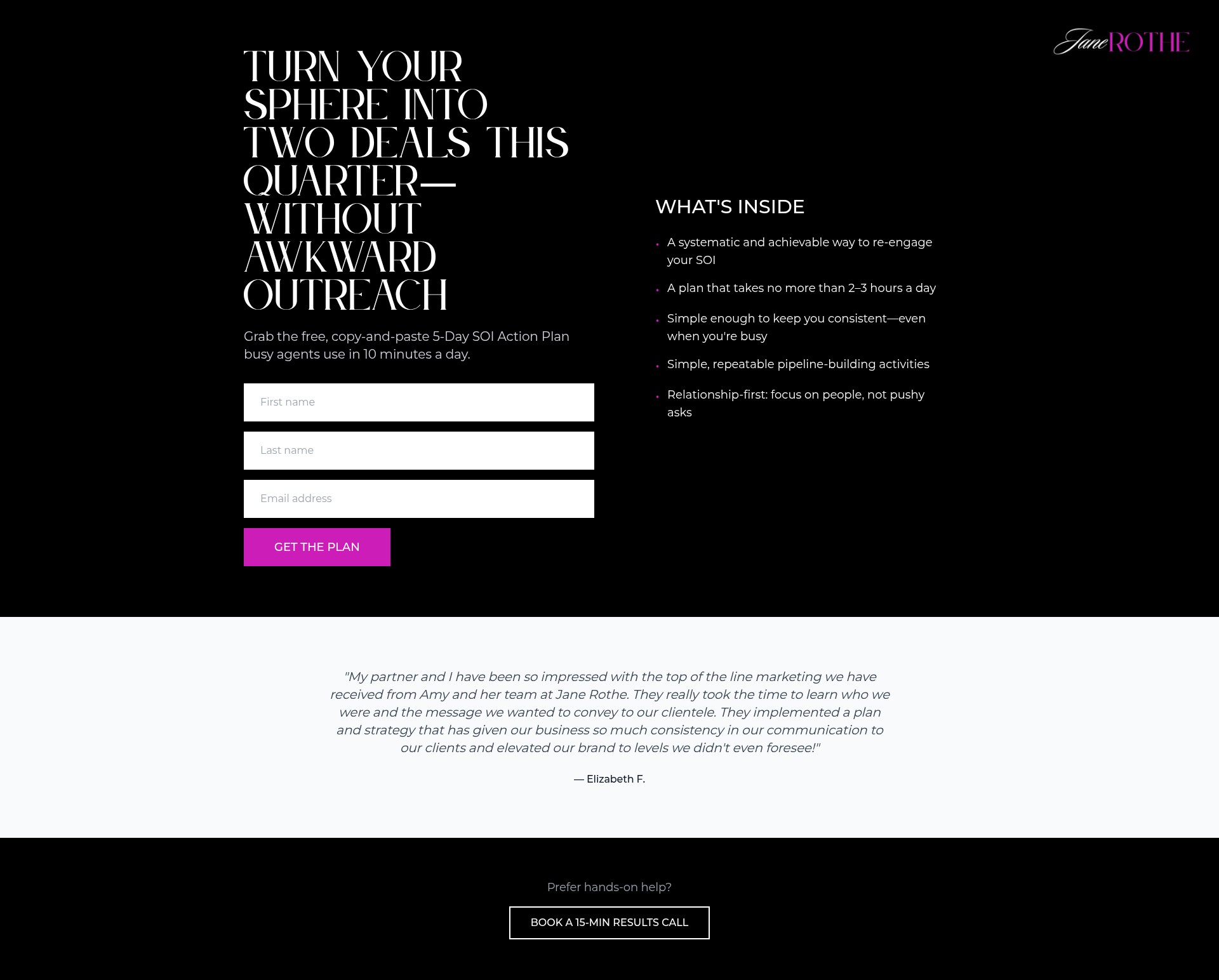 Landing Page