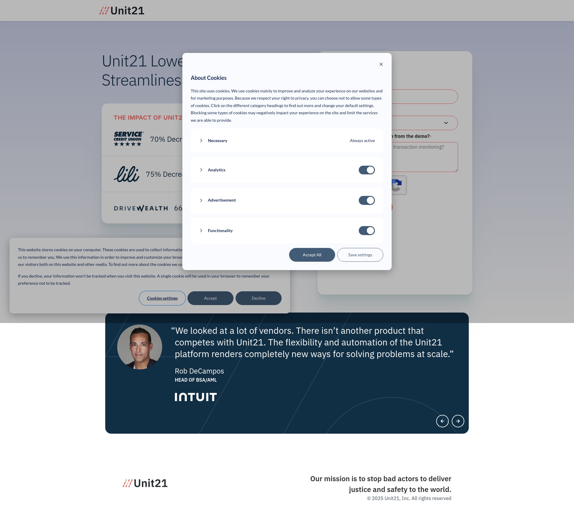 Landing Page