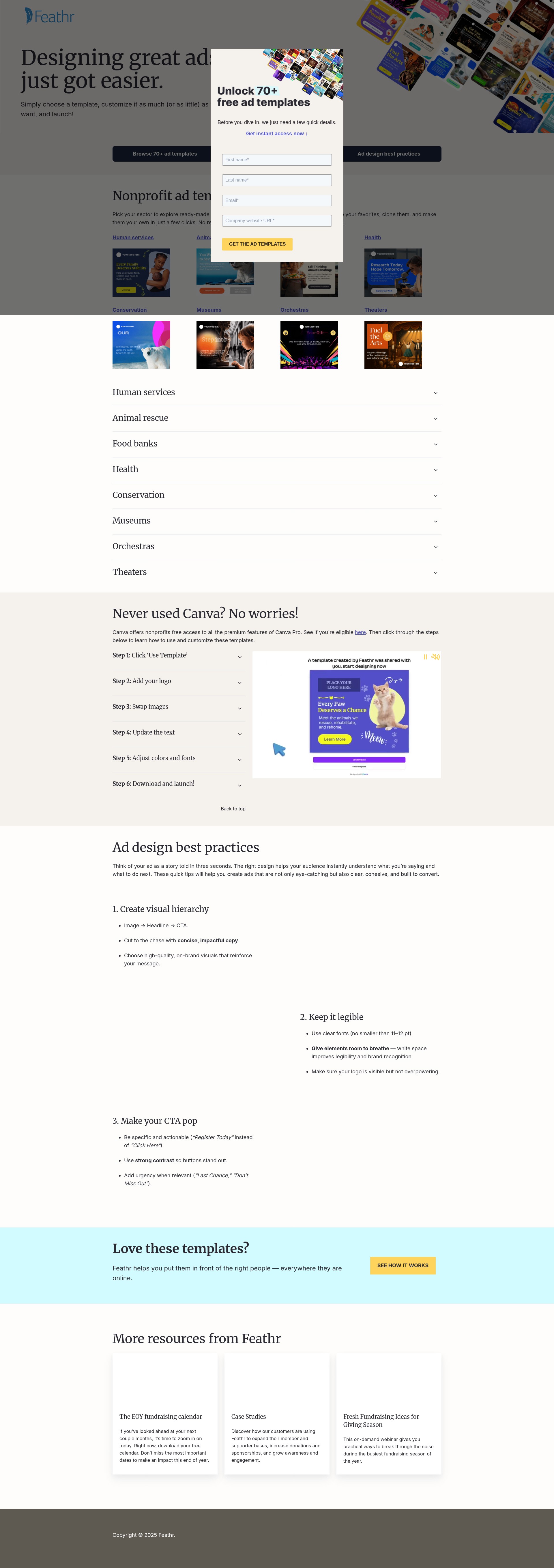 Landing Page