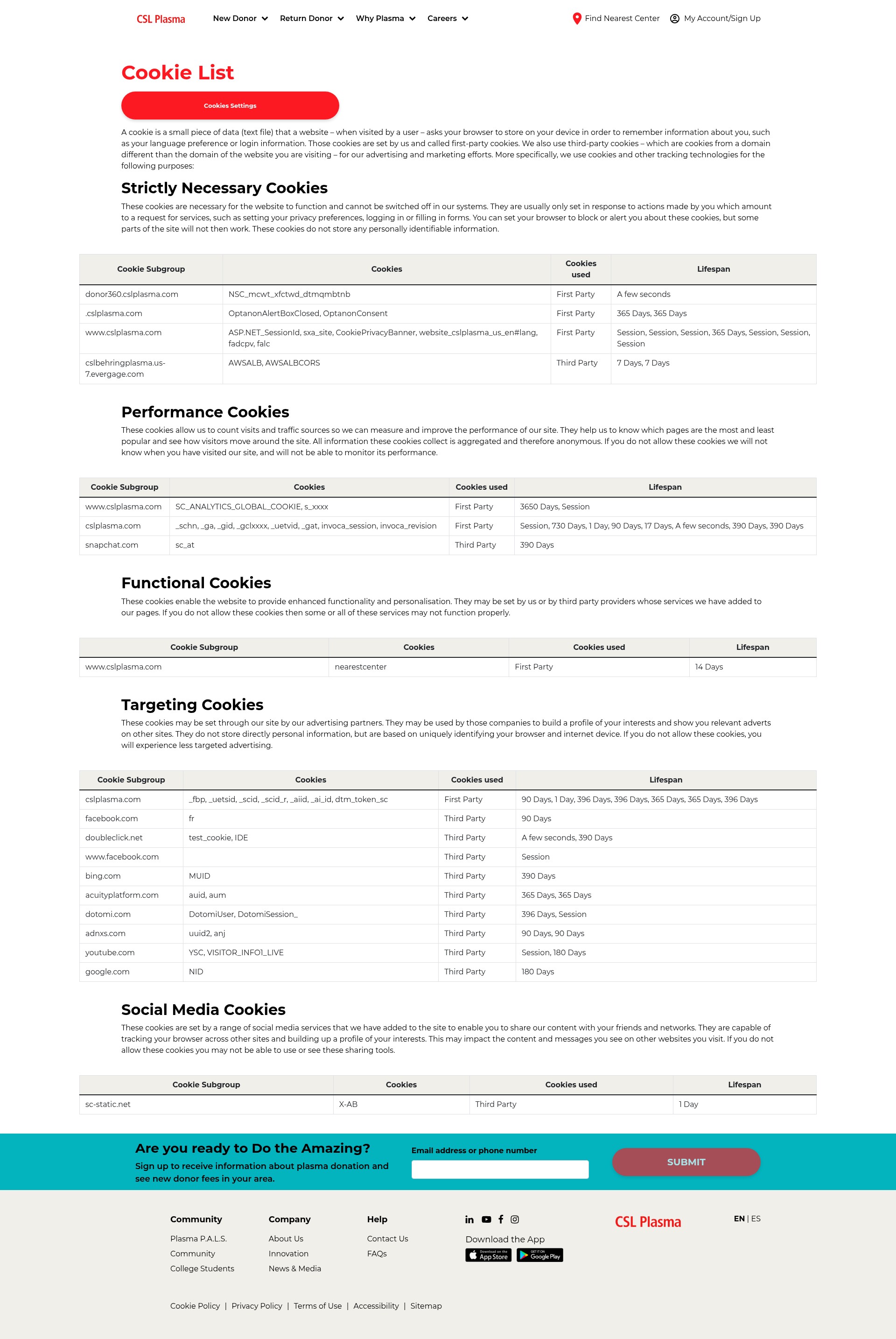 Landing Page