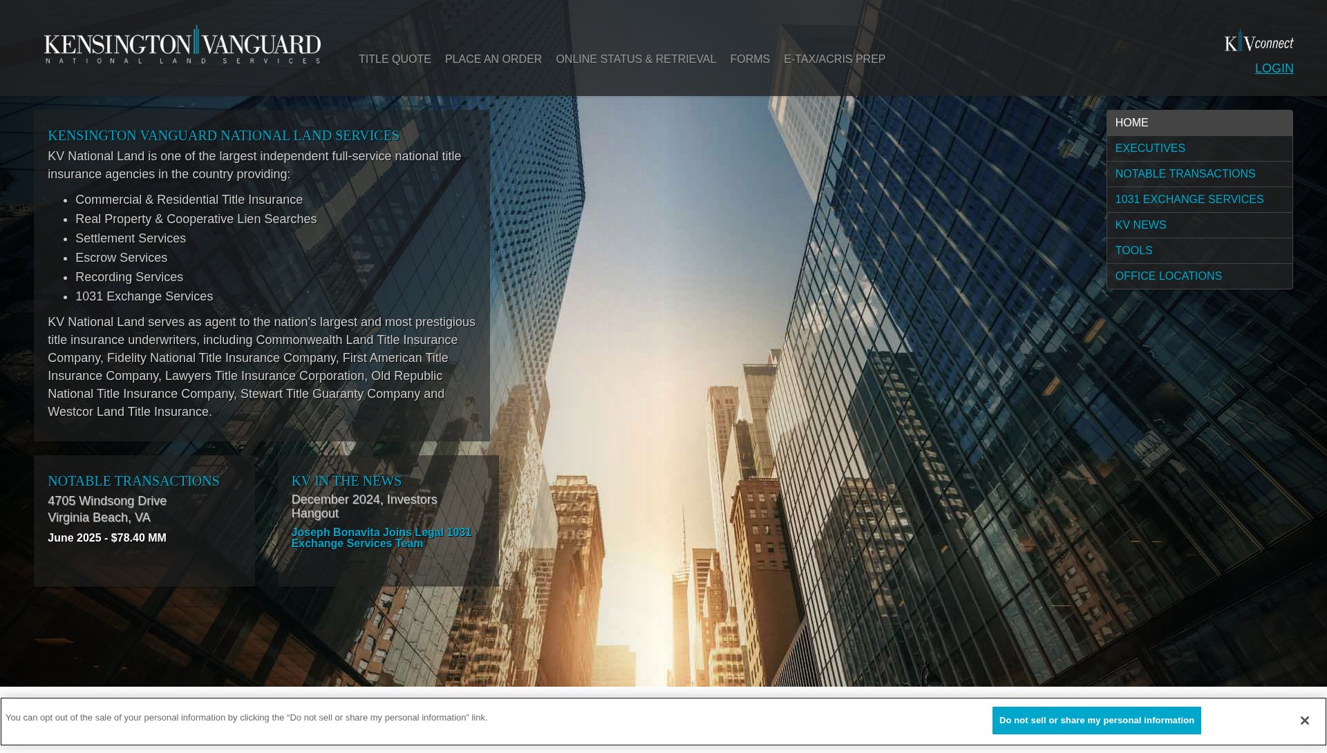 Landing Page