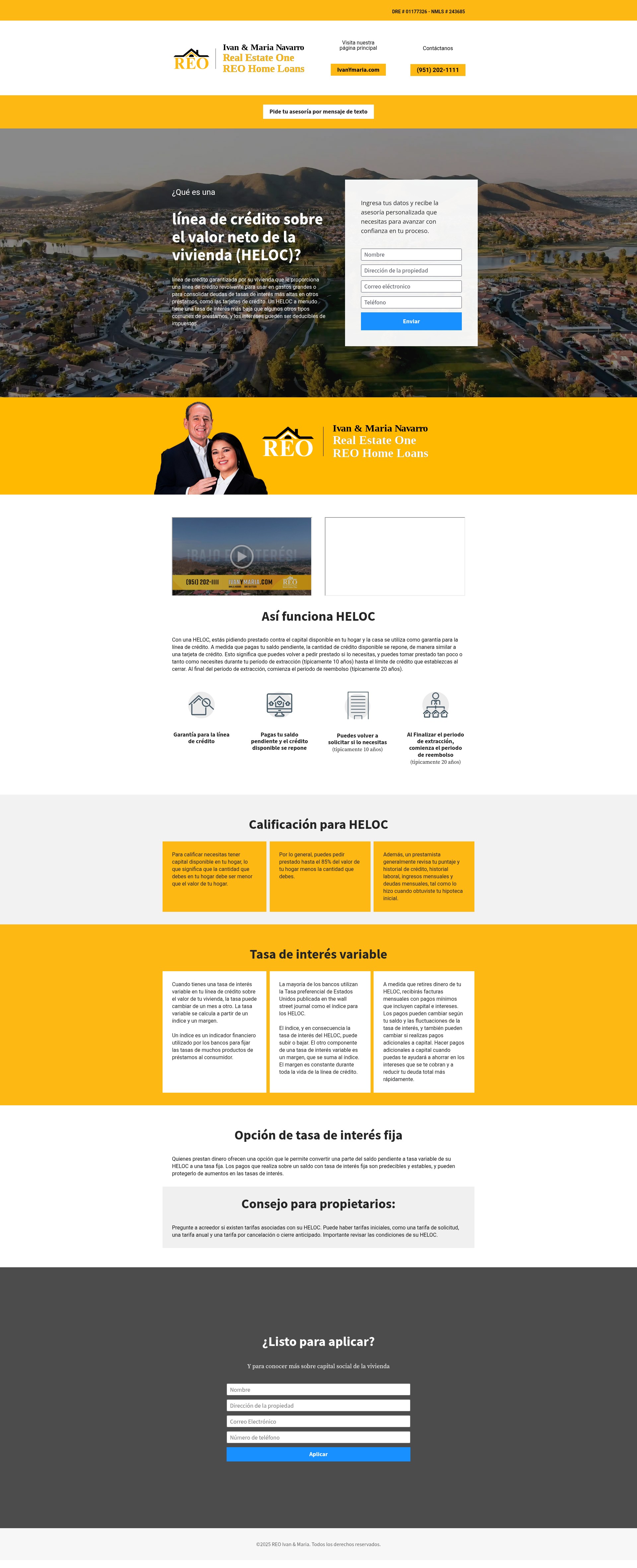 Landing Page