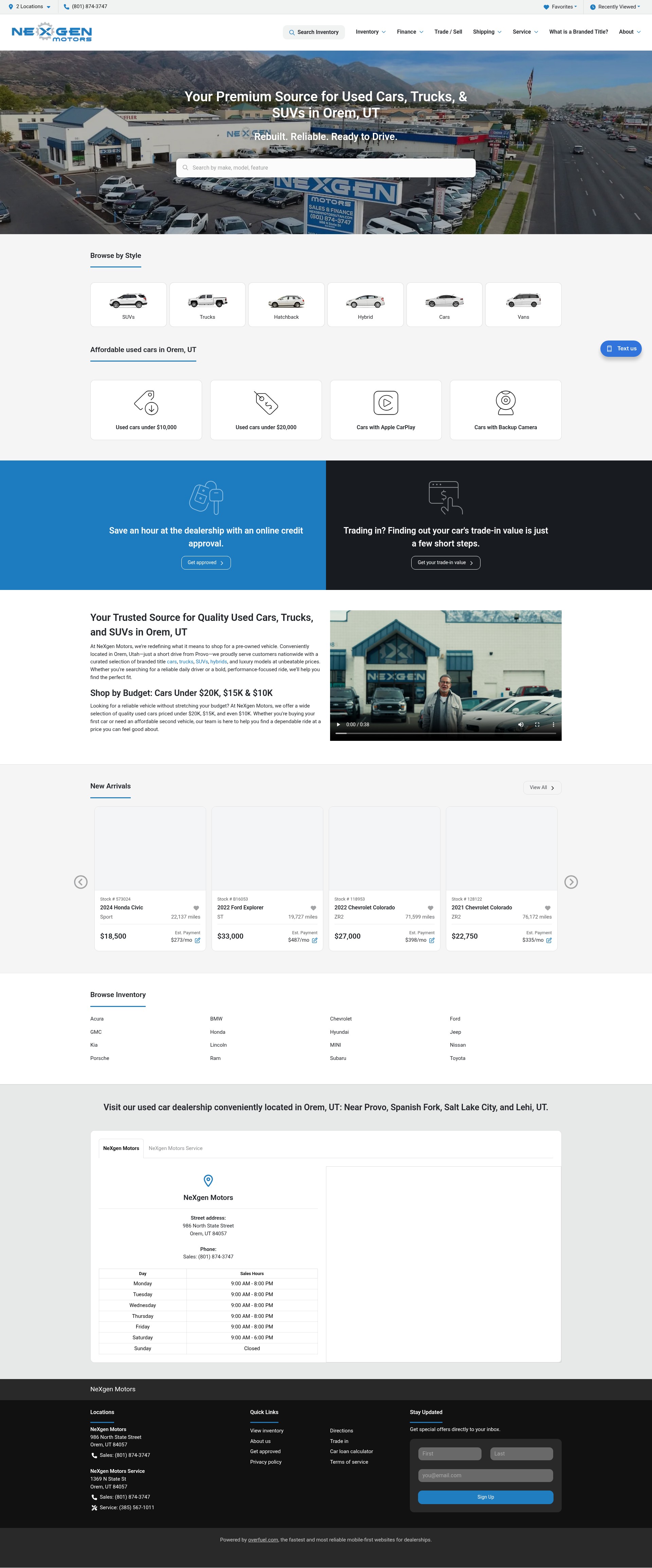 Landing Page