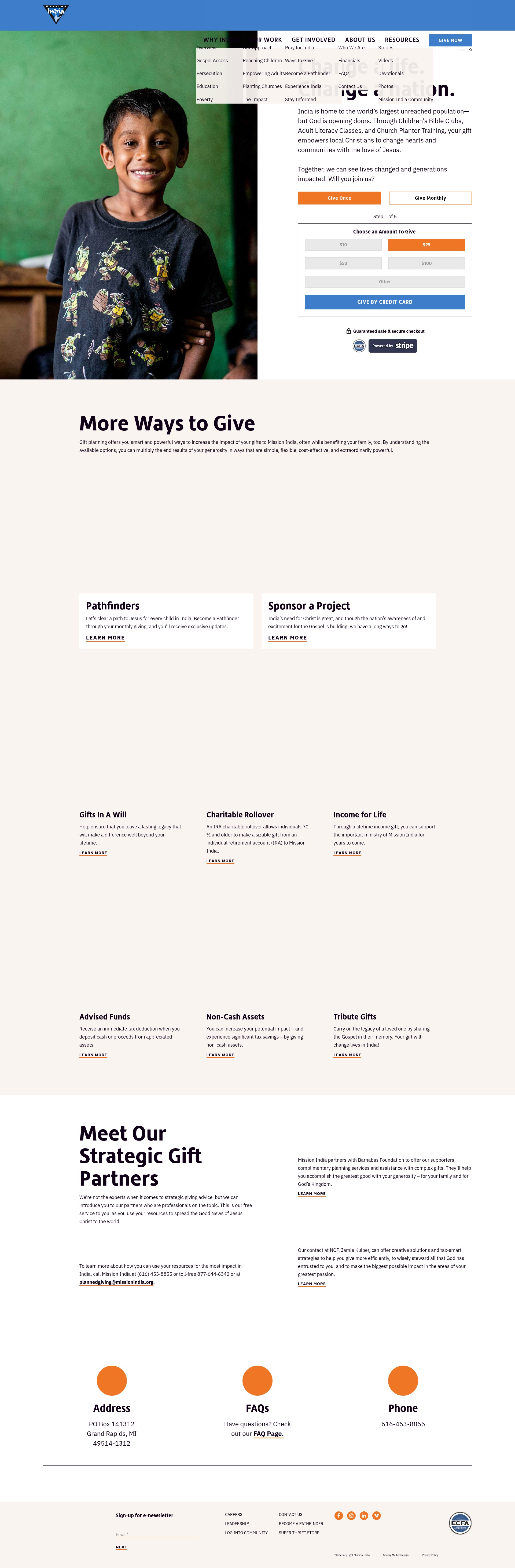 Landing Page