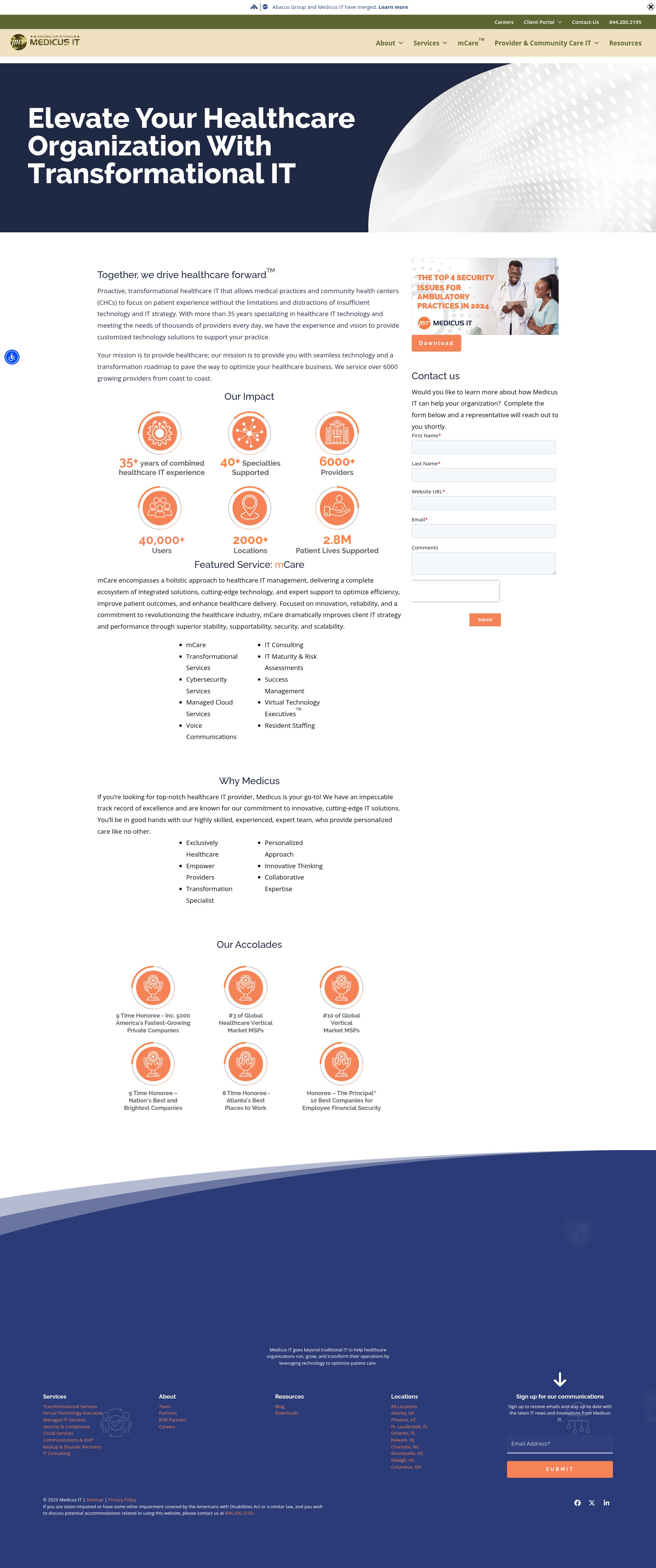 Landing Page