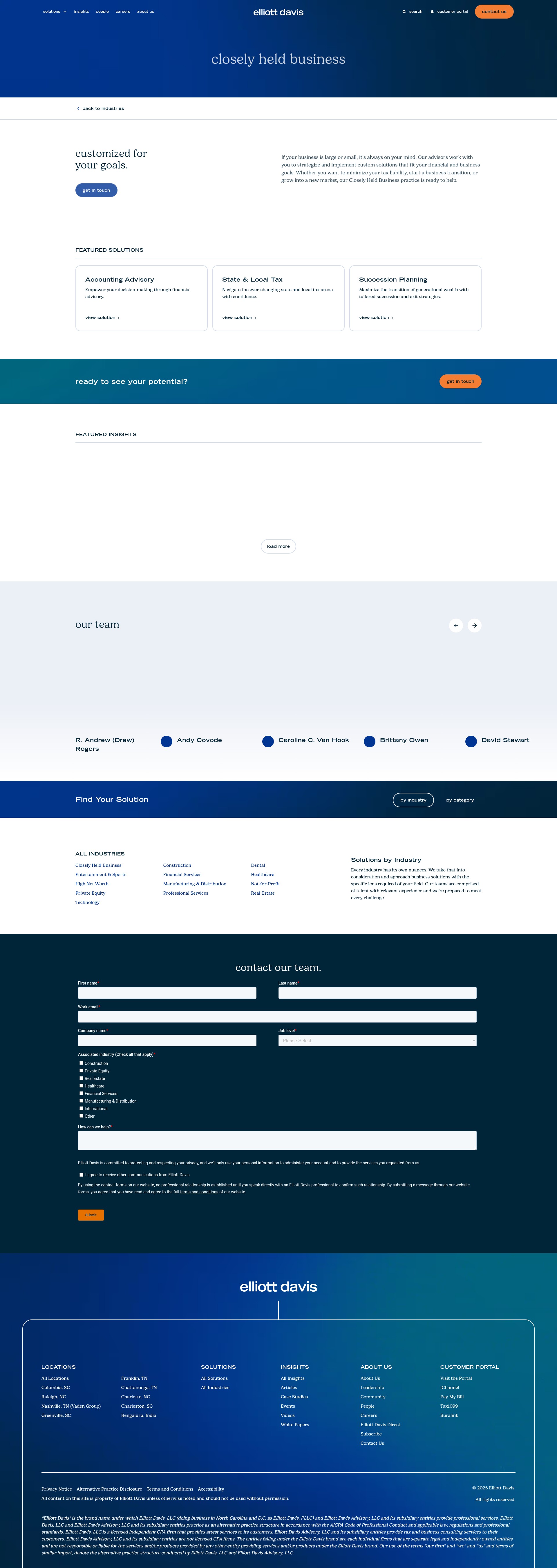 Landing Page