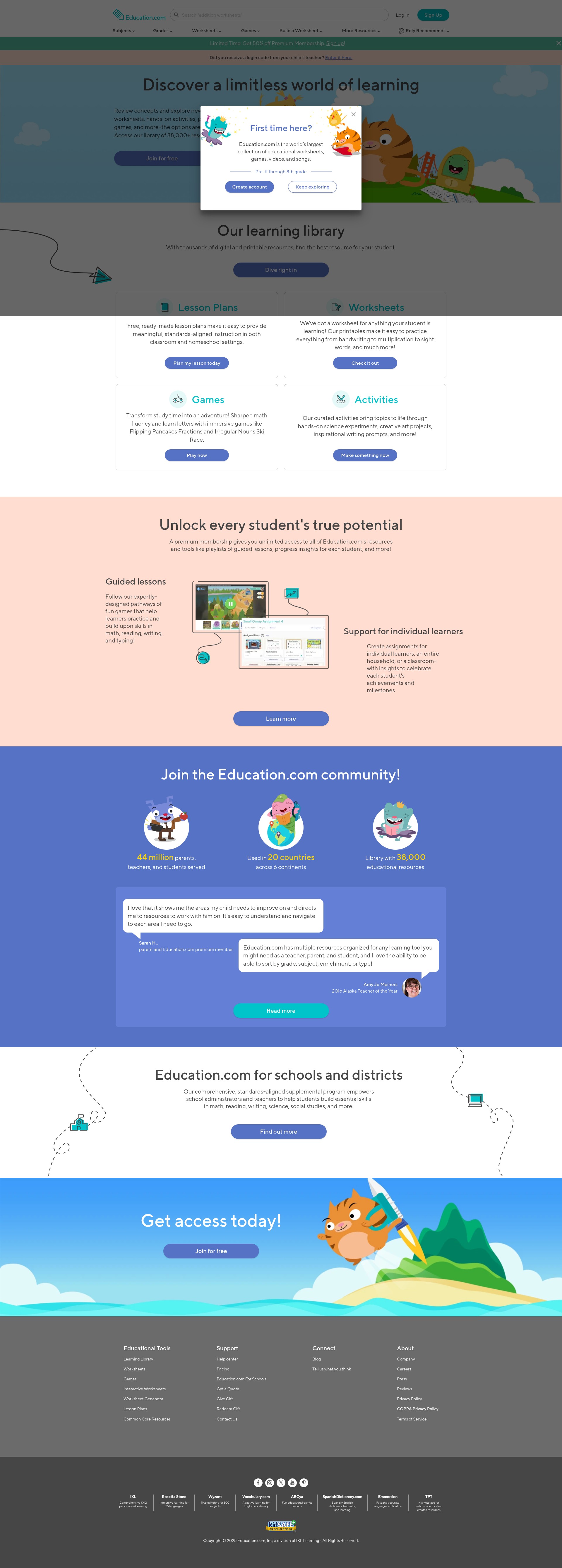 Landing Page