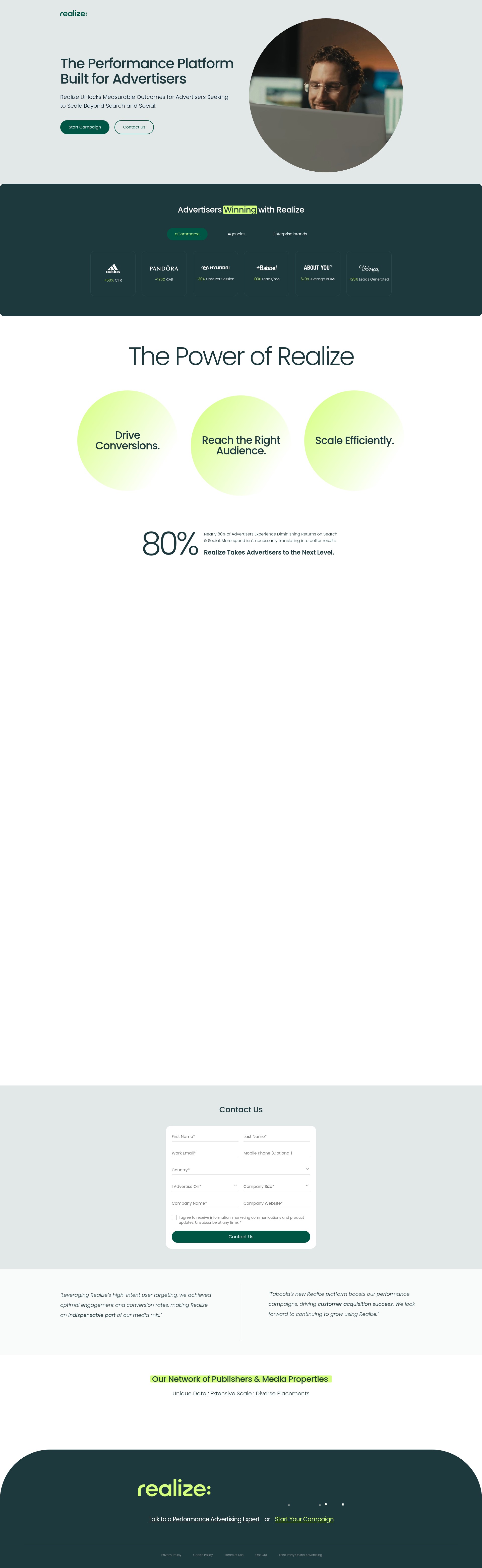 Landing Page