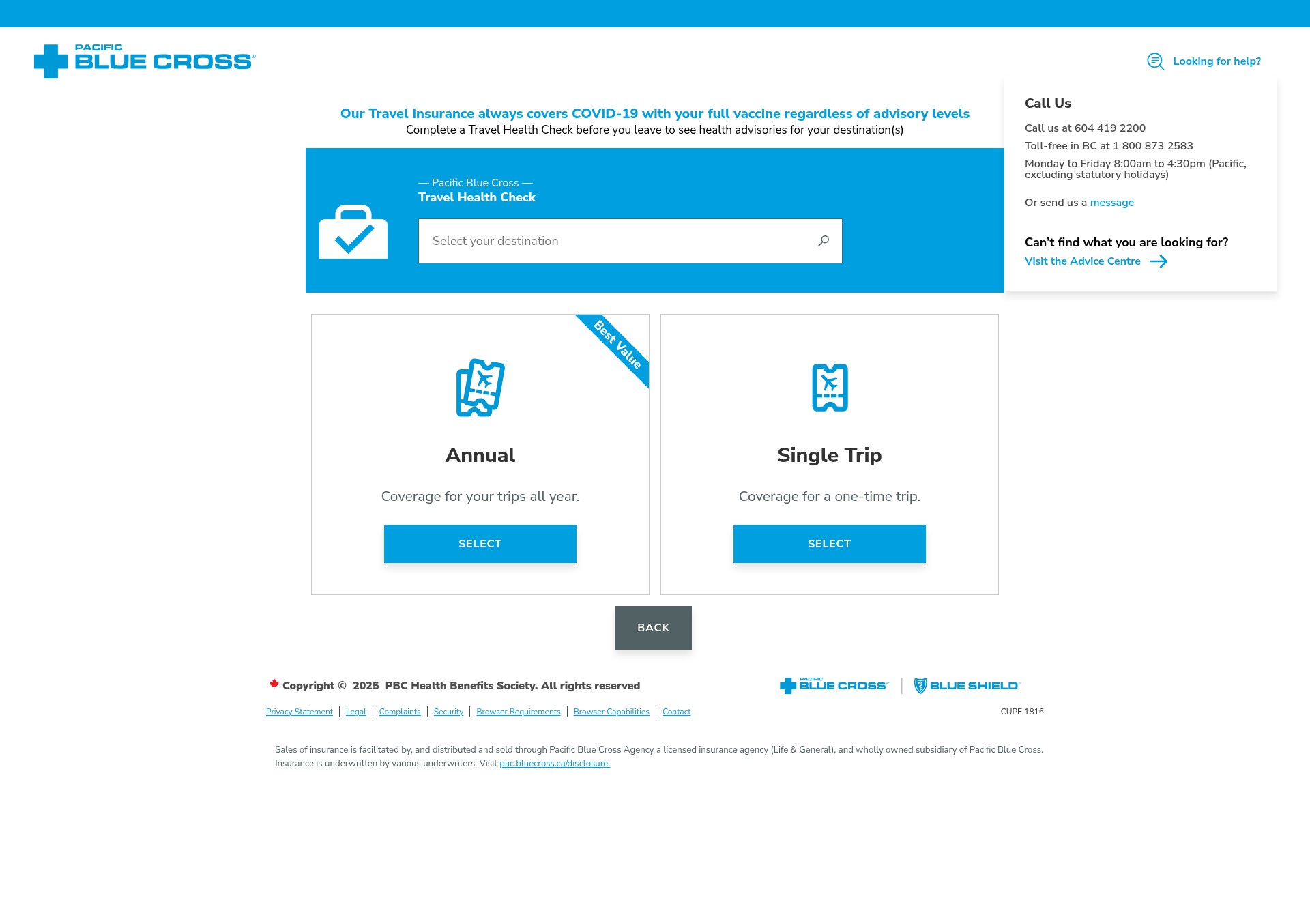 Landing Page