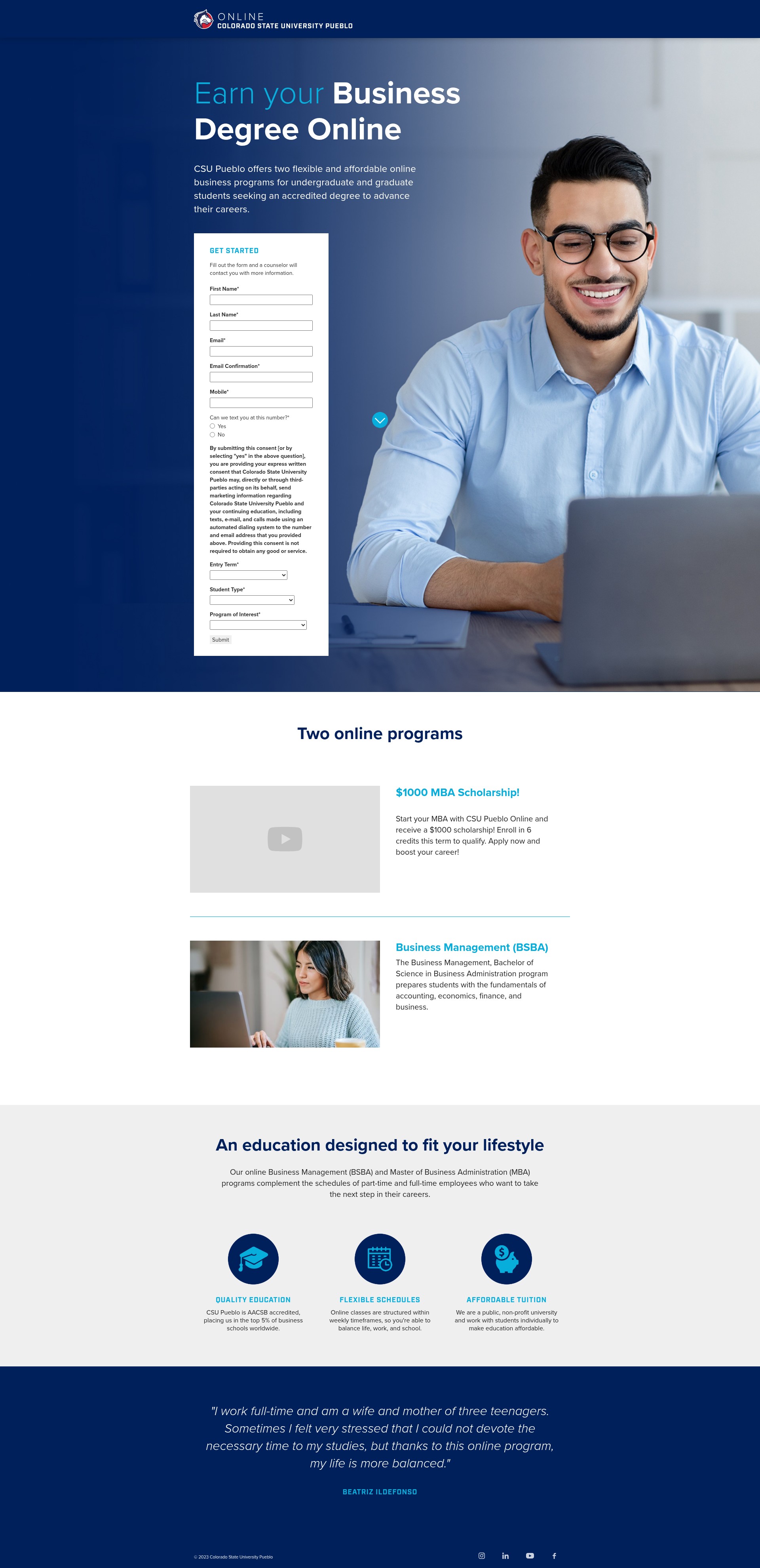 Landing Page