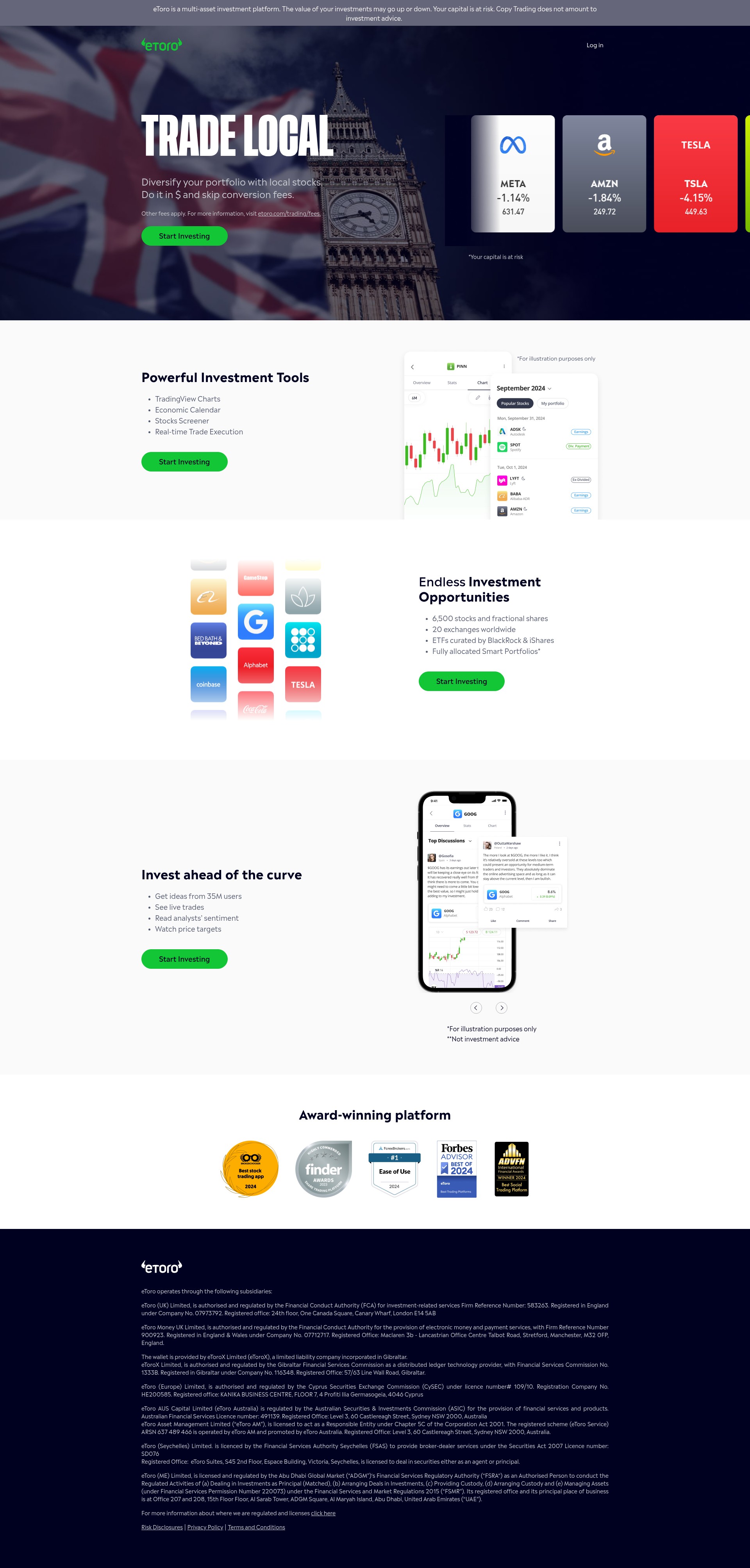 Landing Page