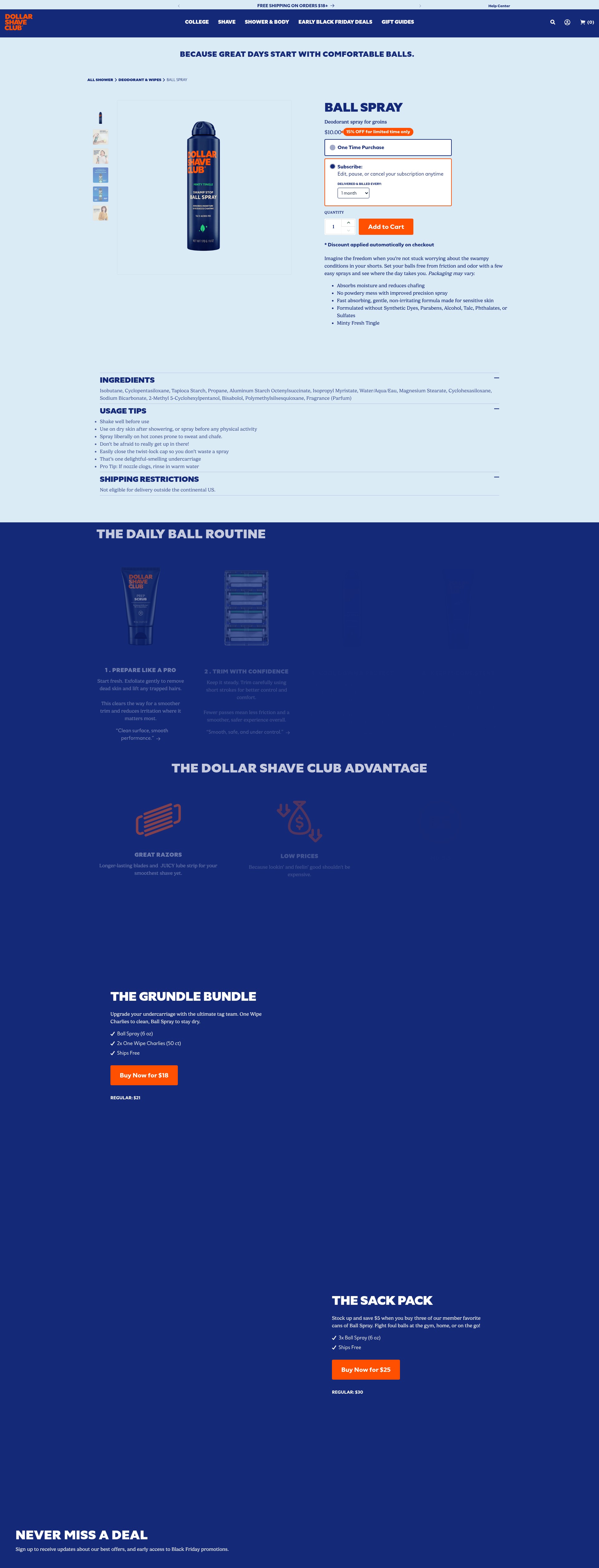 Landing Page