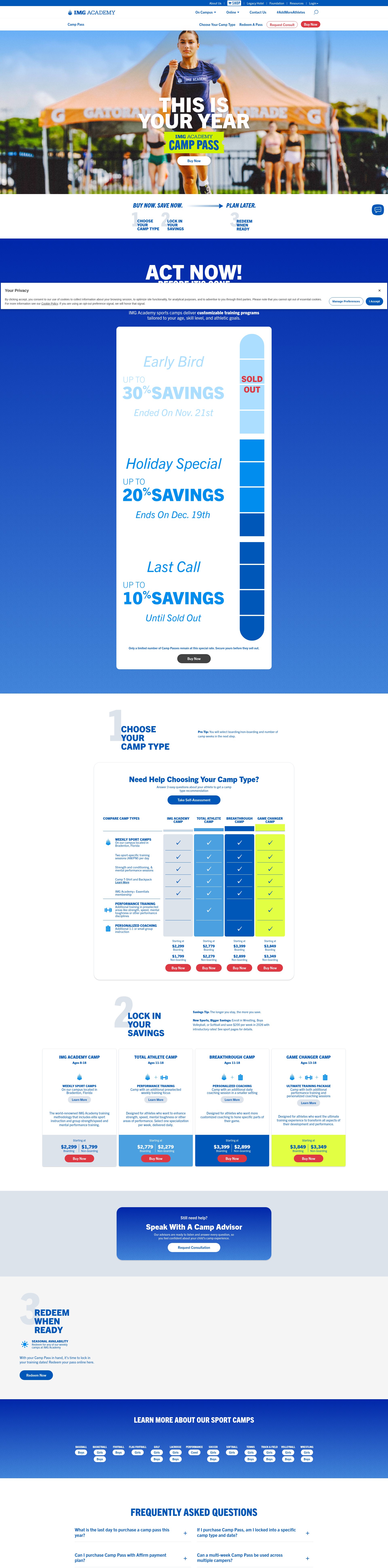 Landing Page