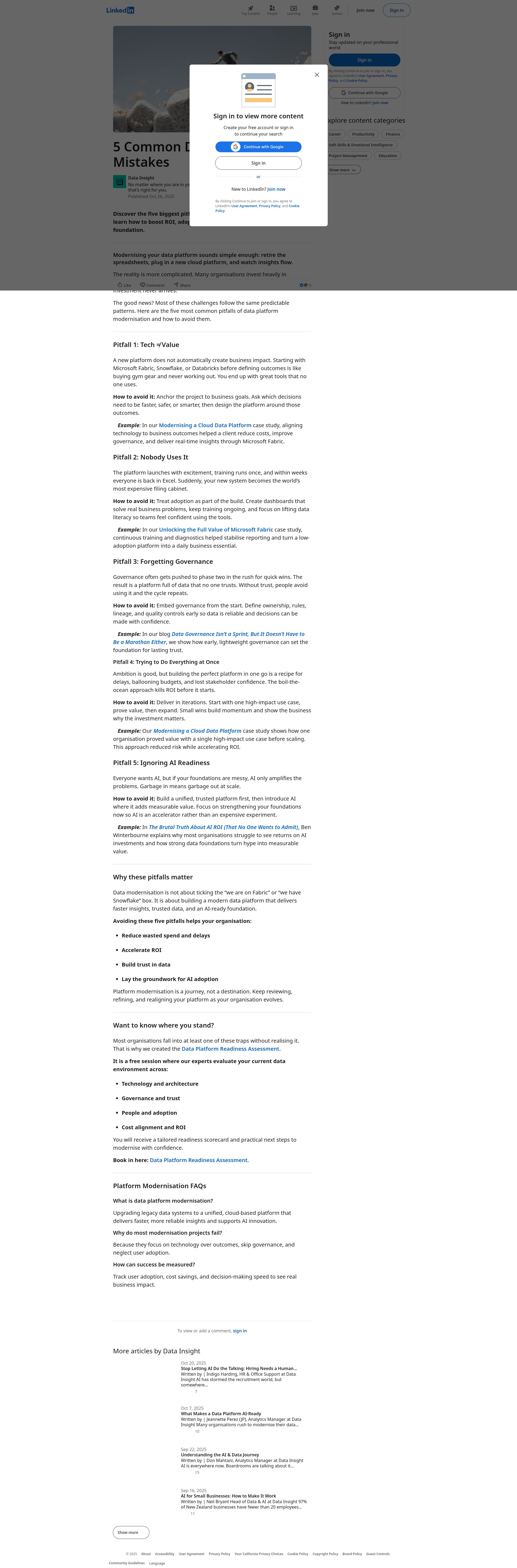 Landing Page