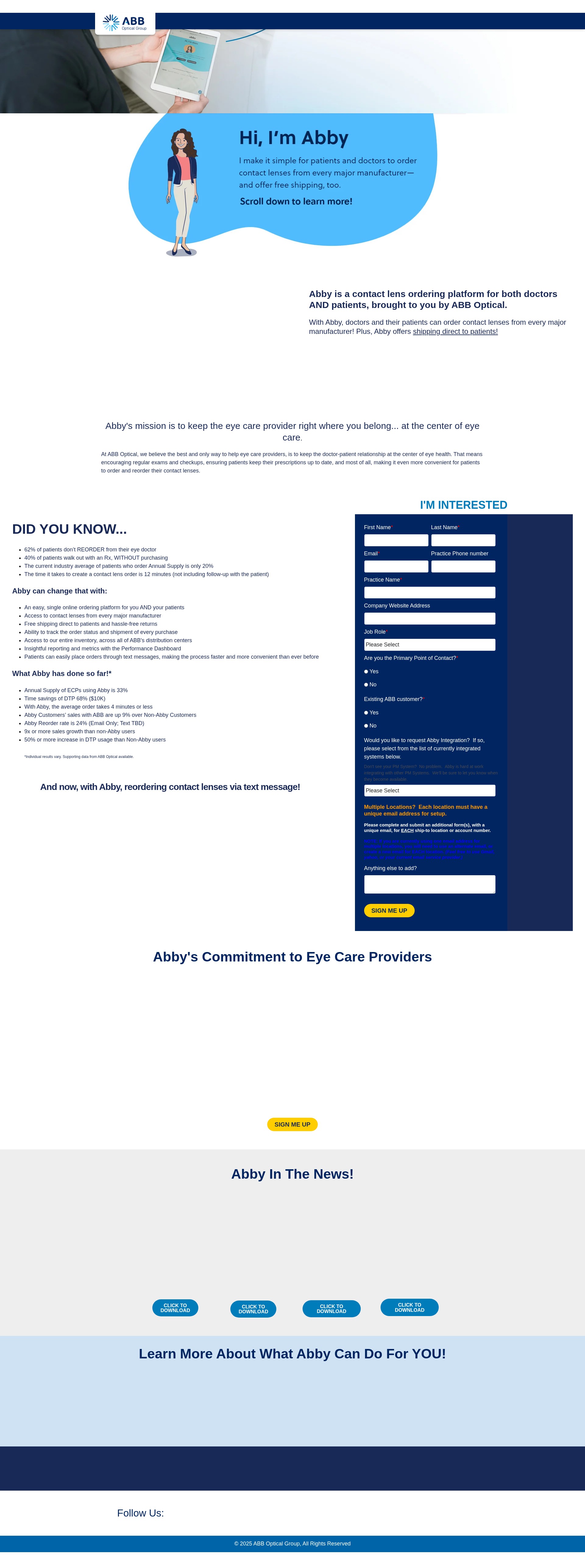Landing Page