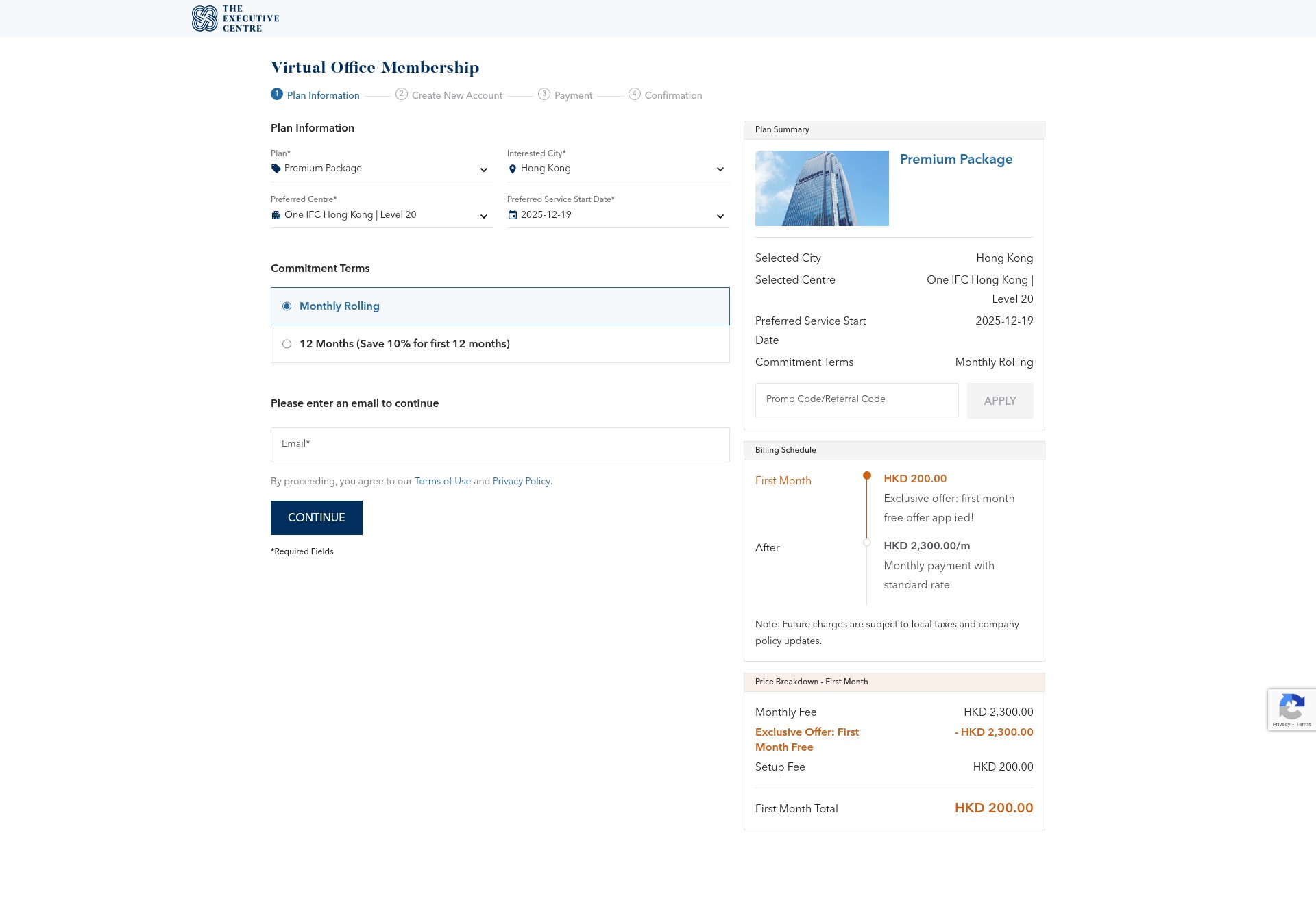 Landing Page