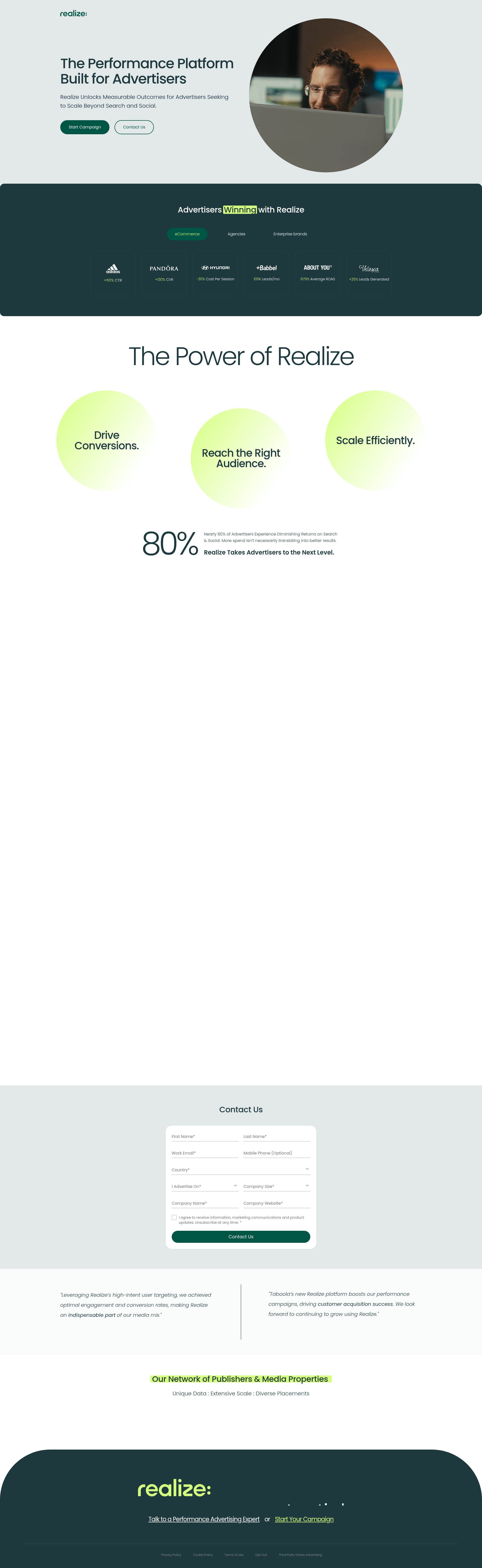 Landing Page