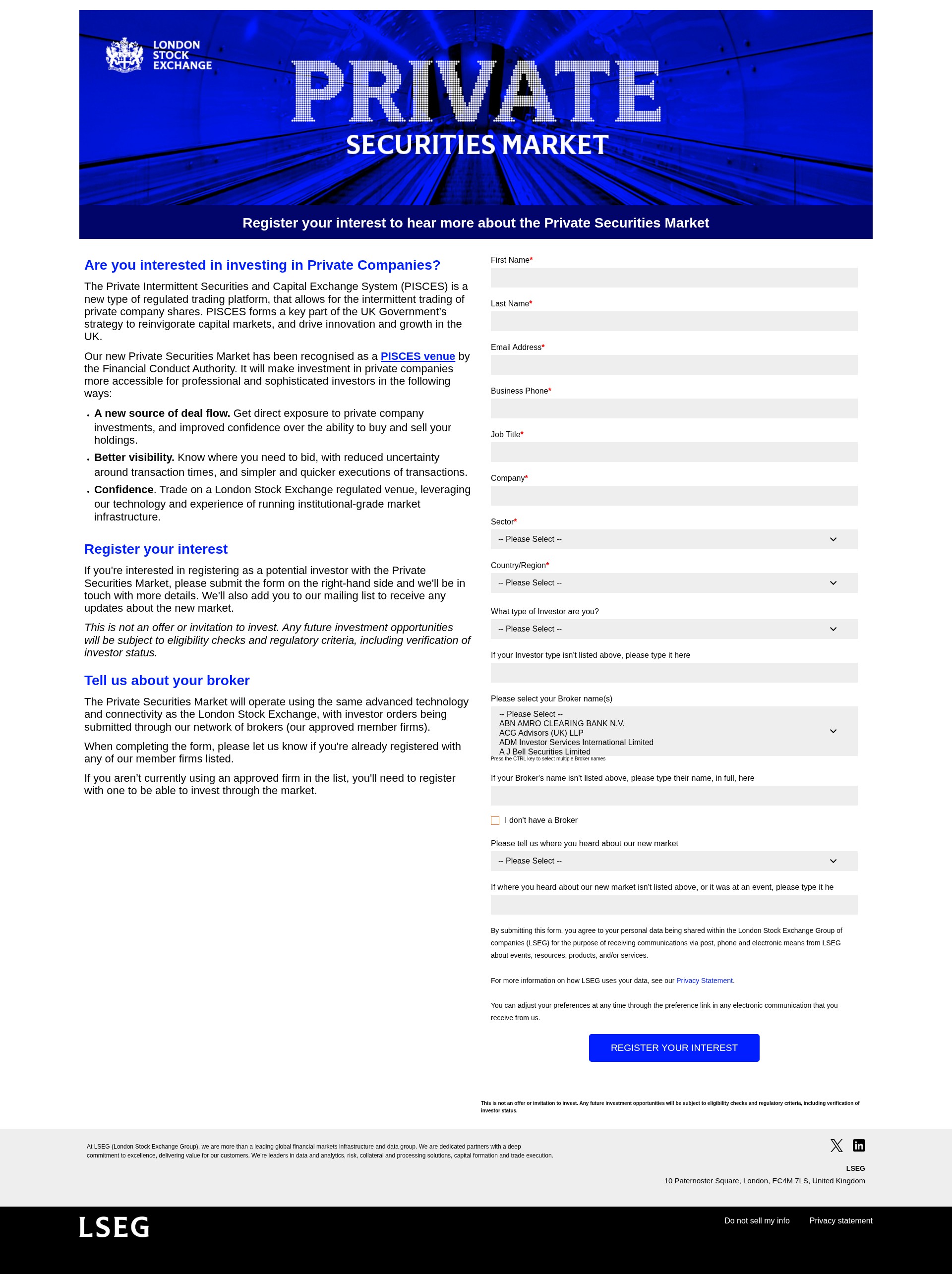Landing Page