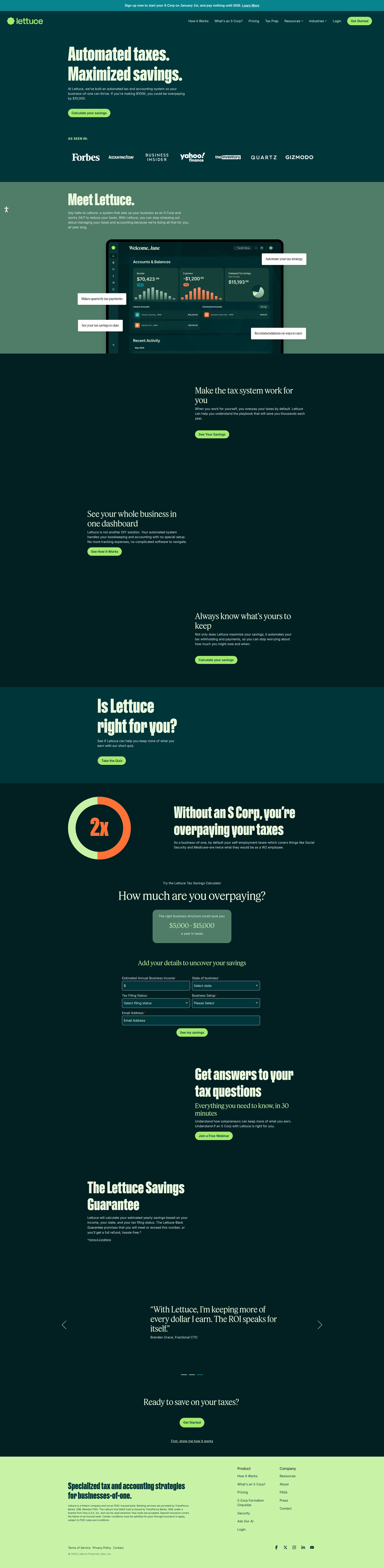 Landing Page