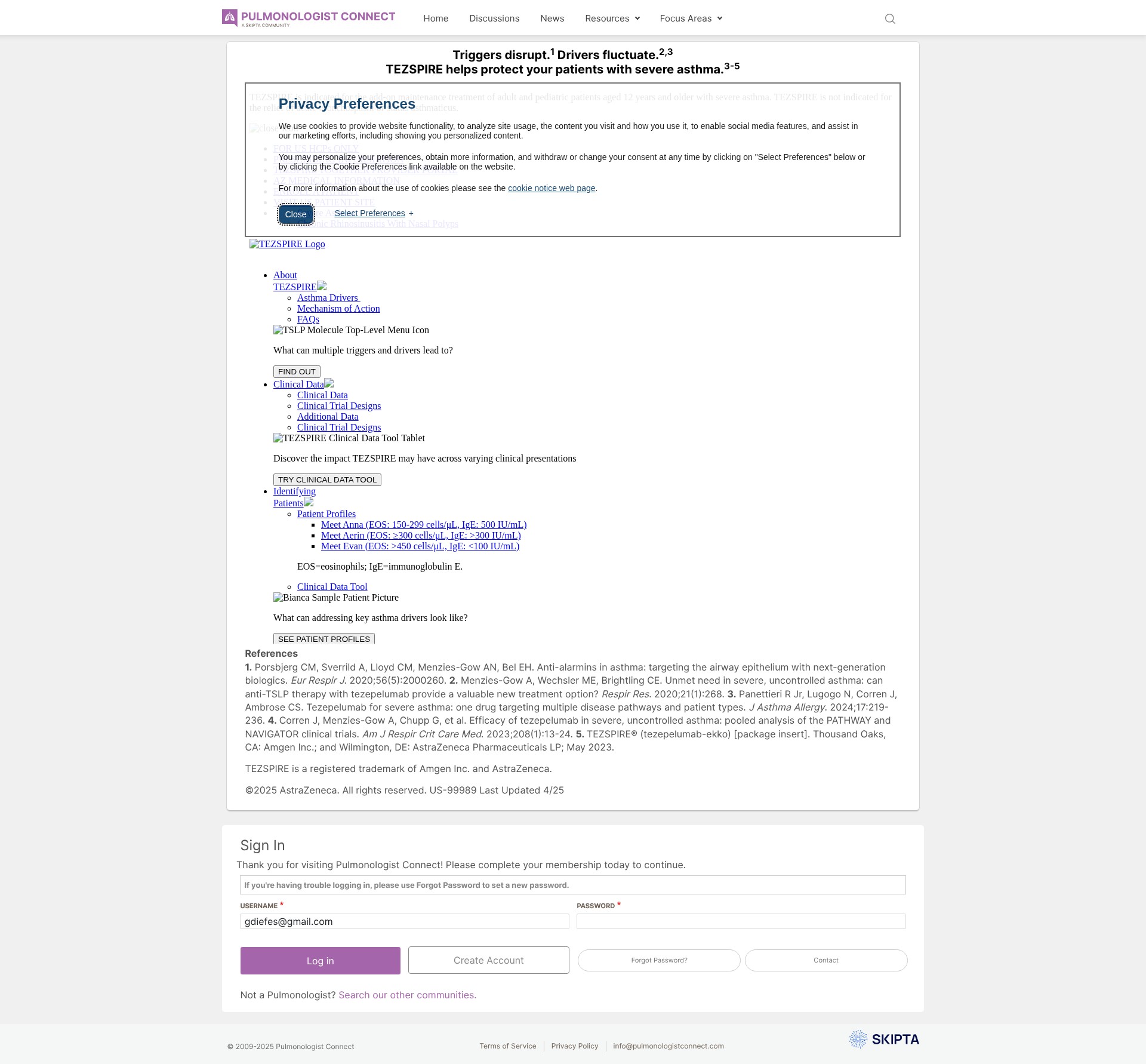 Landing Page