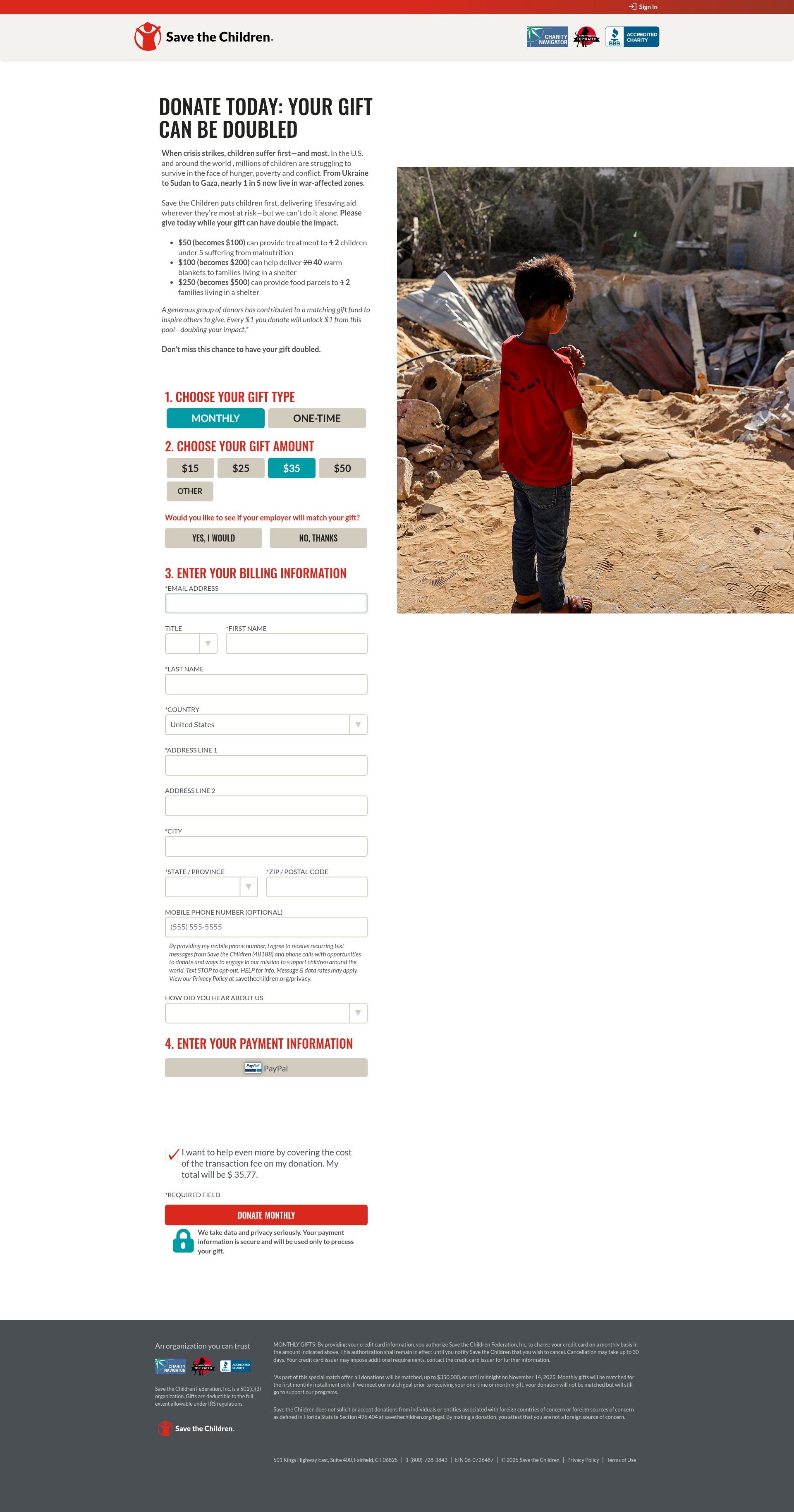 Landing Page