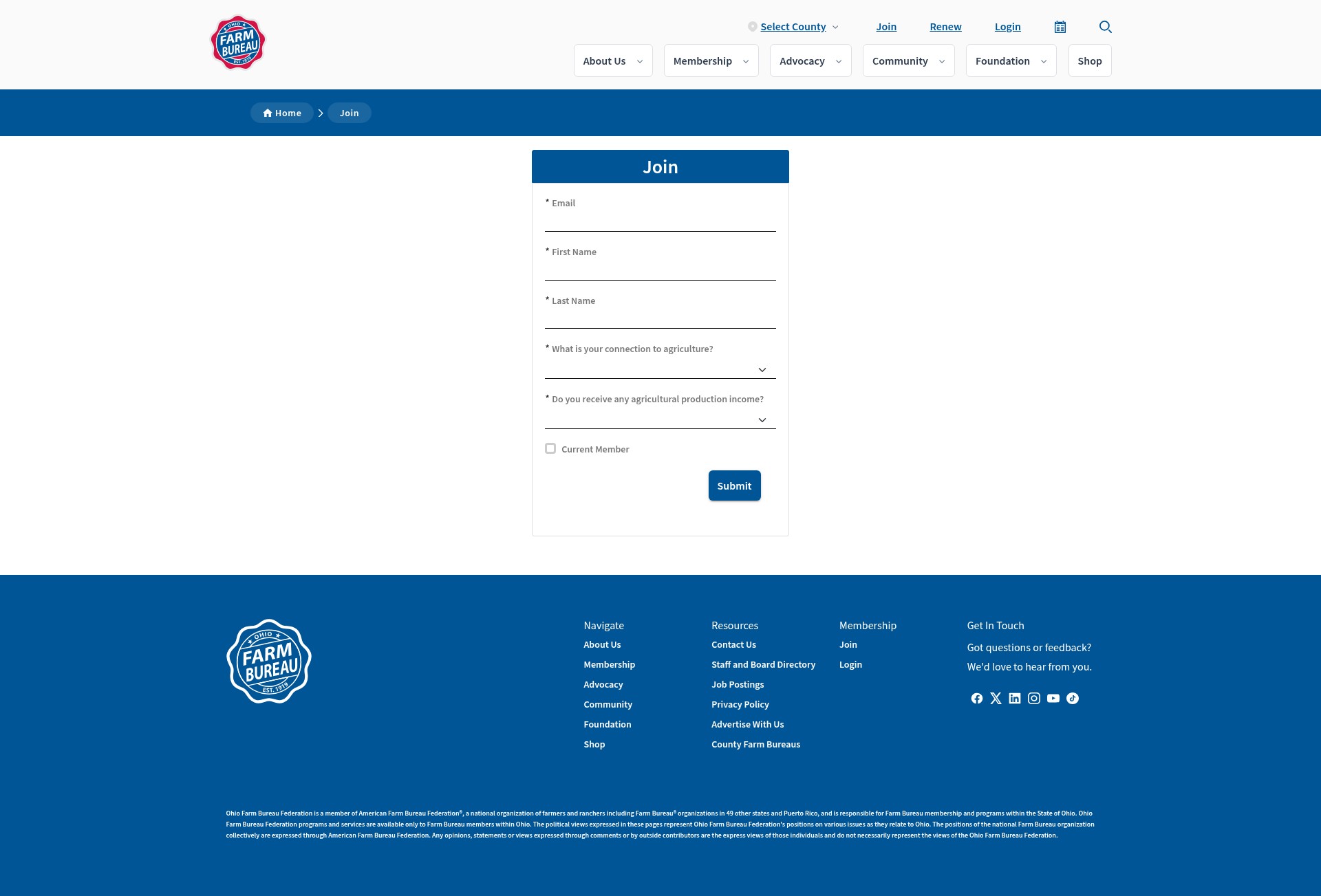 Landing Page