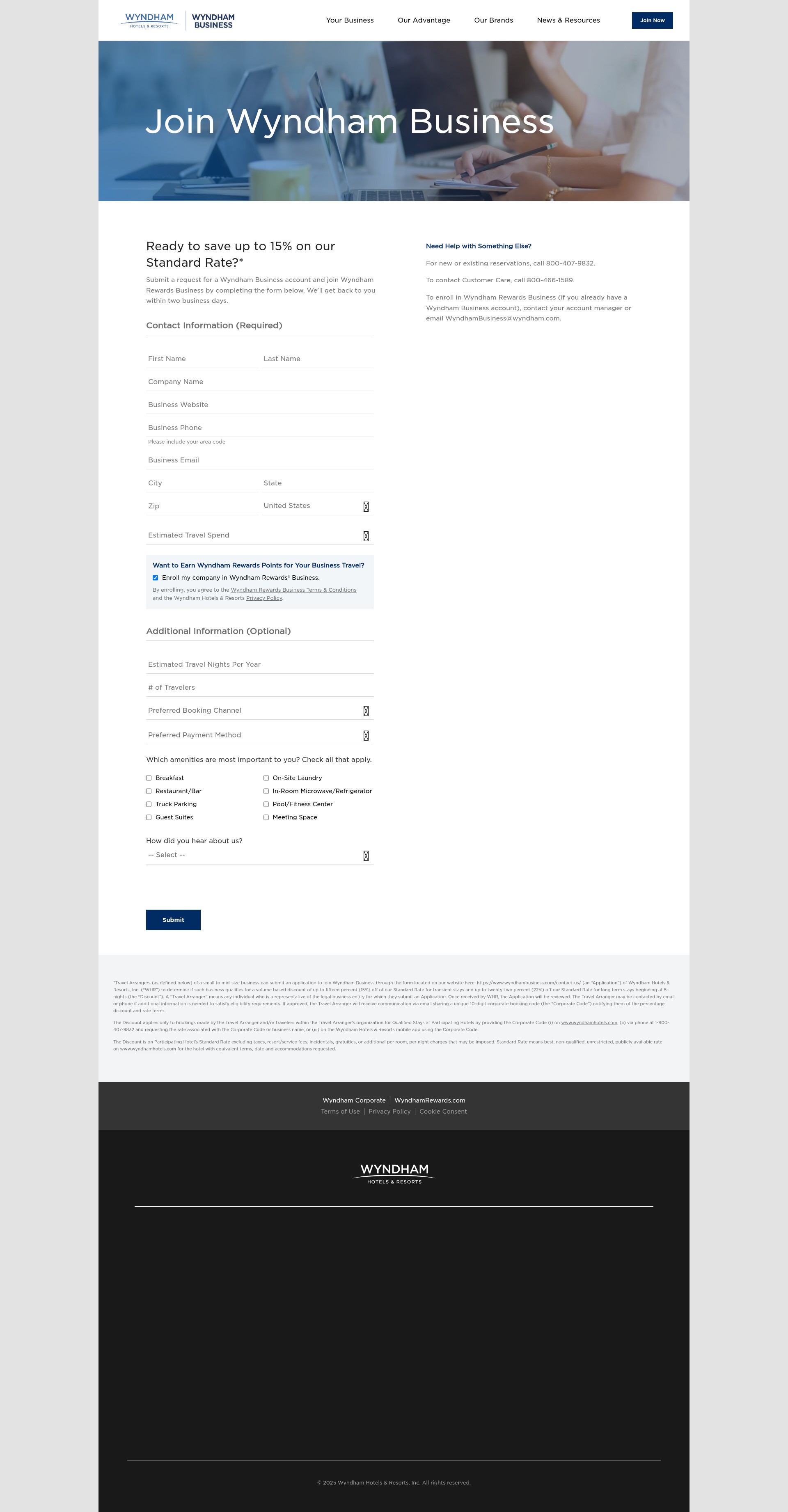Landing Page