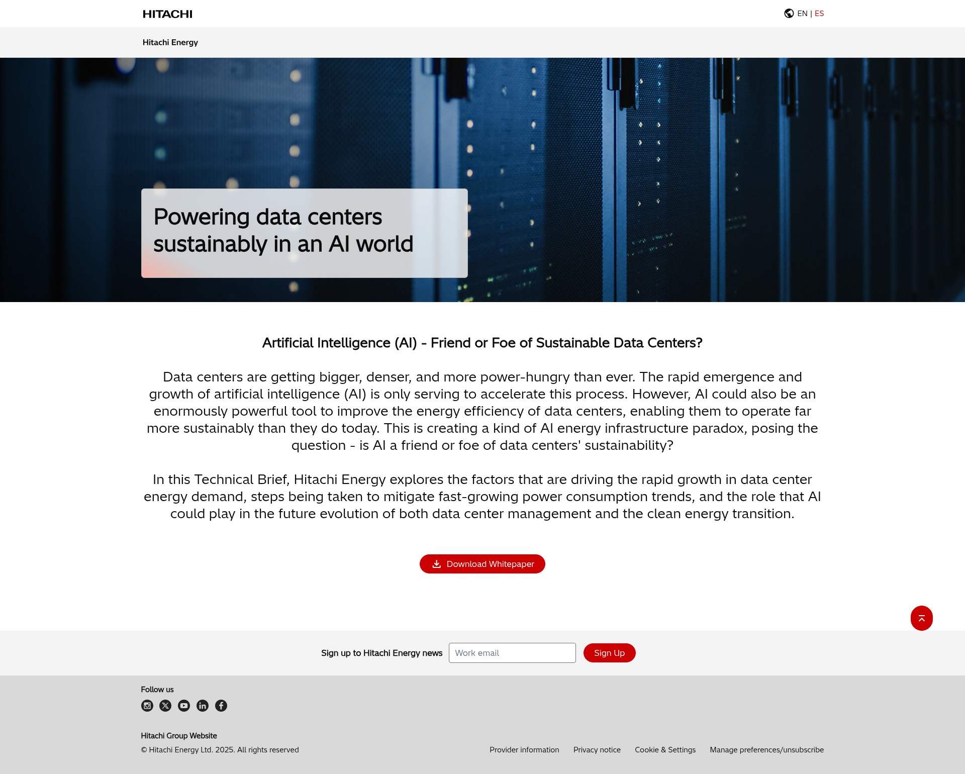 Landing Page
