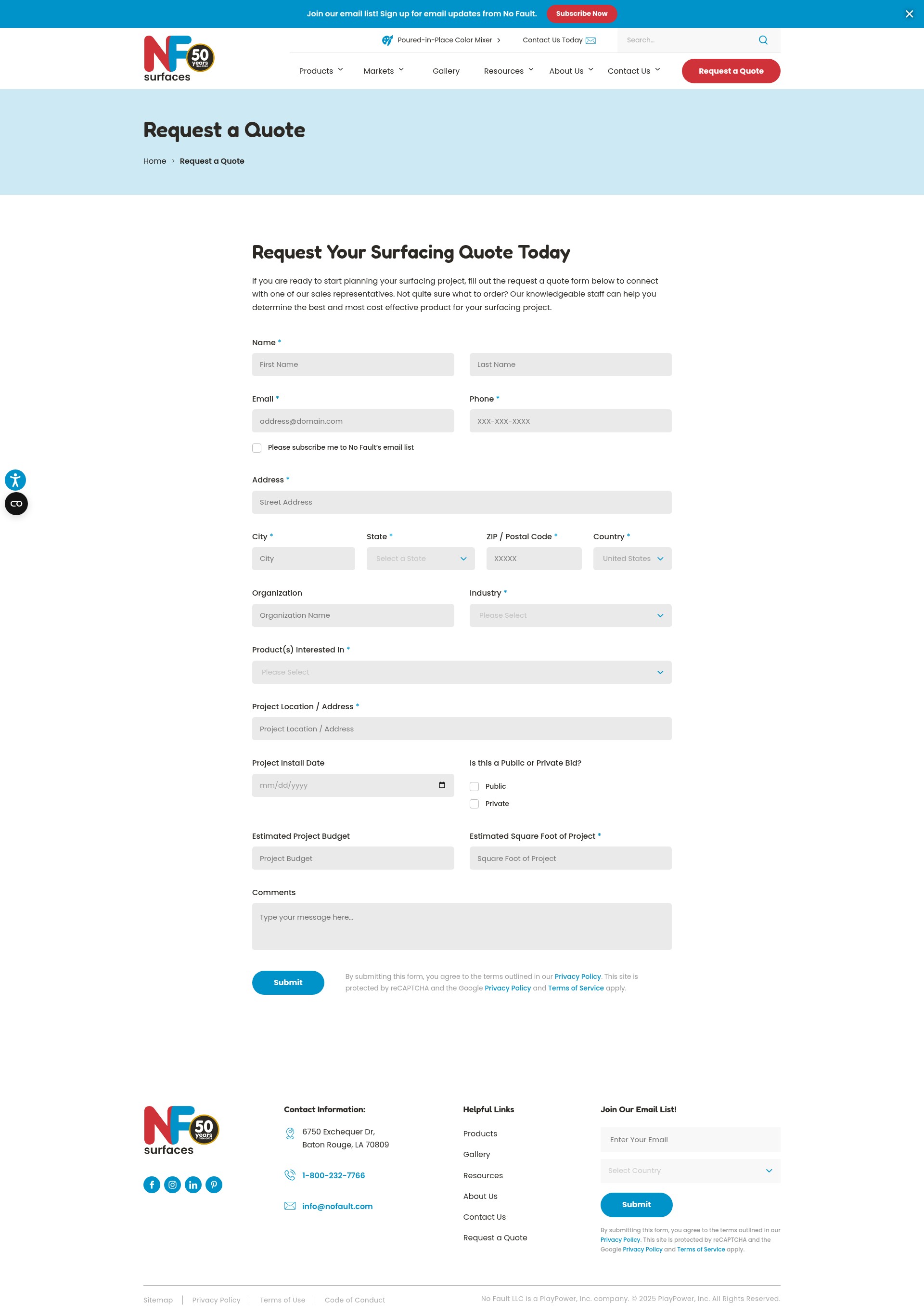 Landing Page