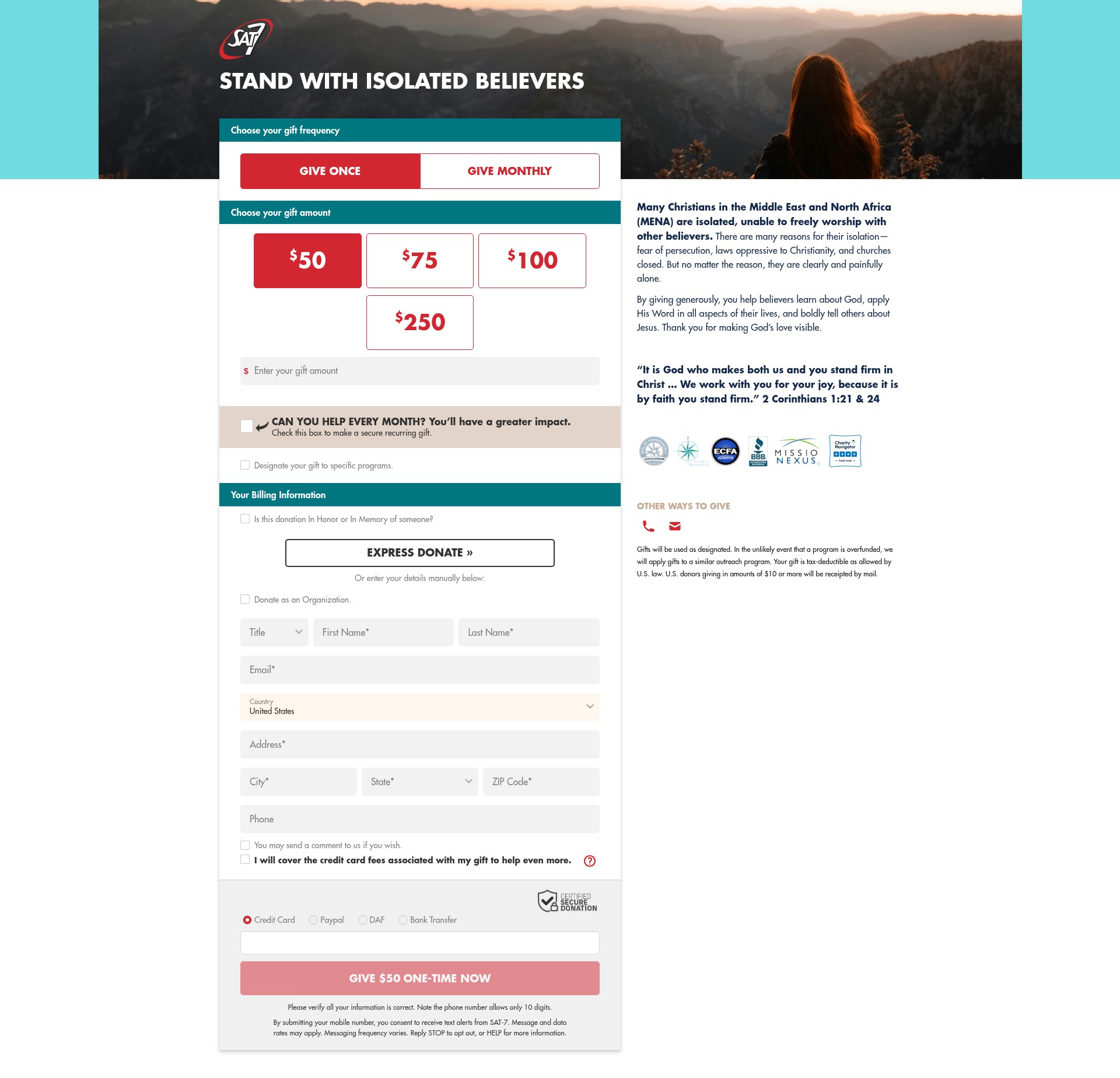 Landing Page
