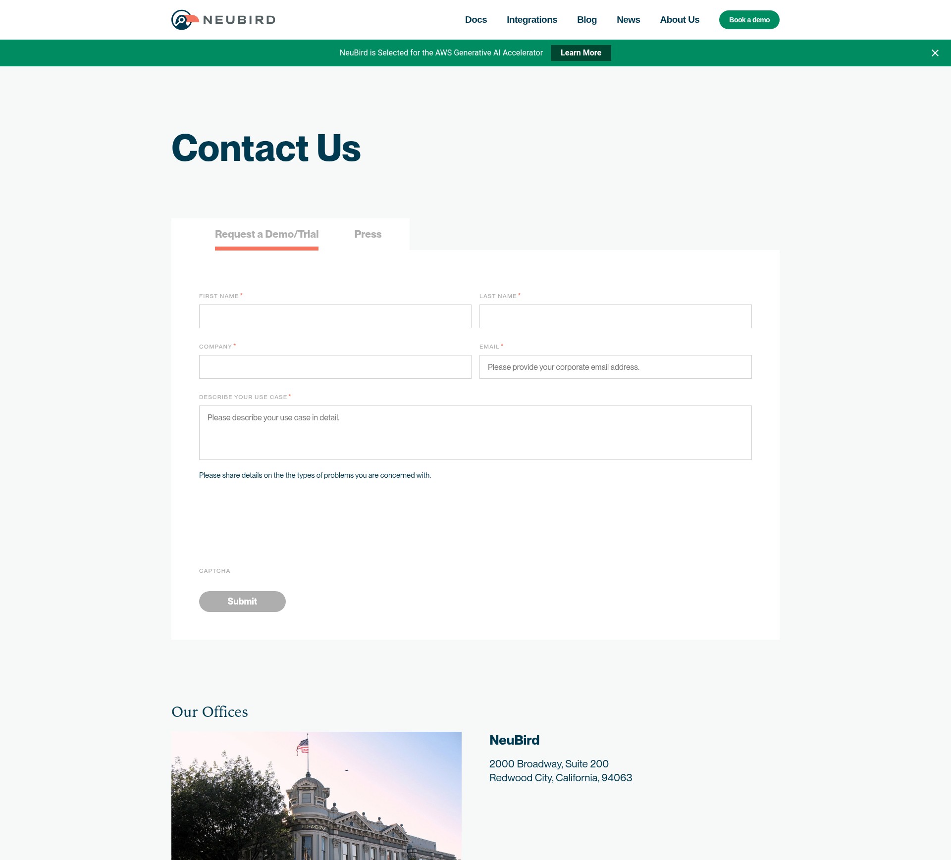 Landing Page