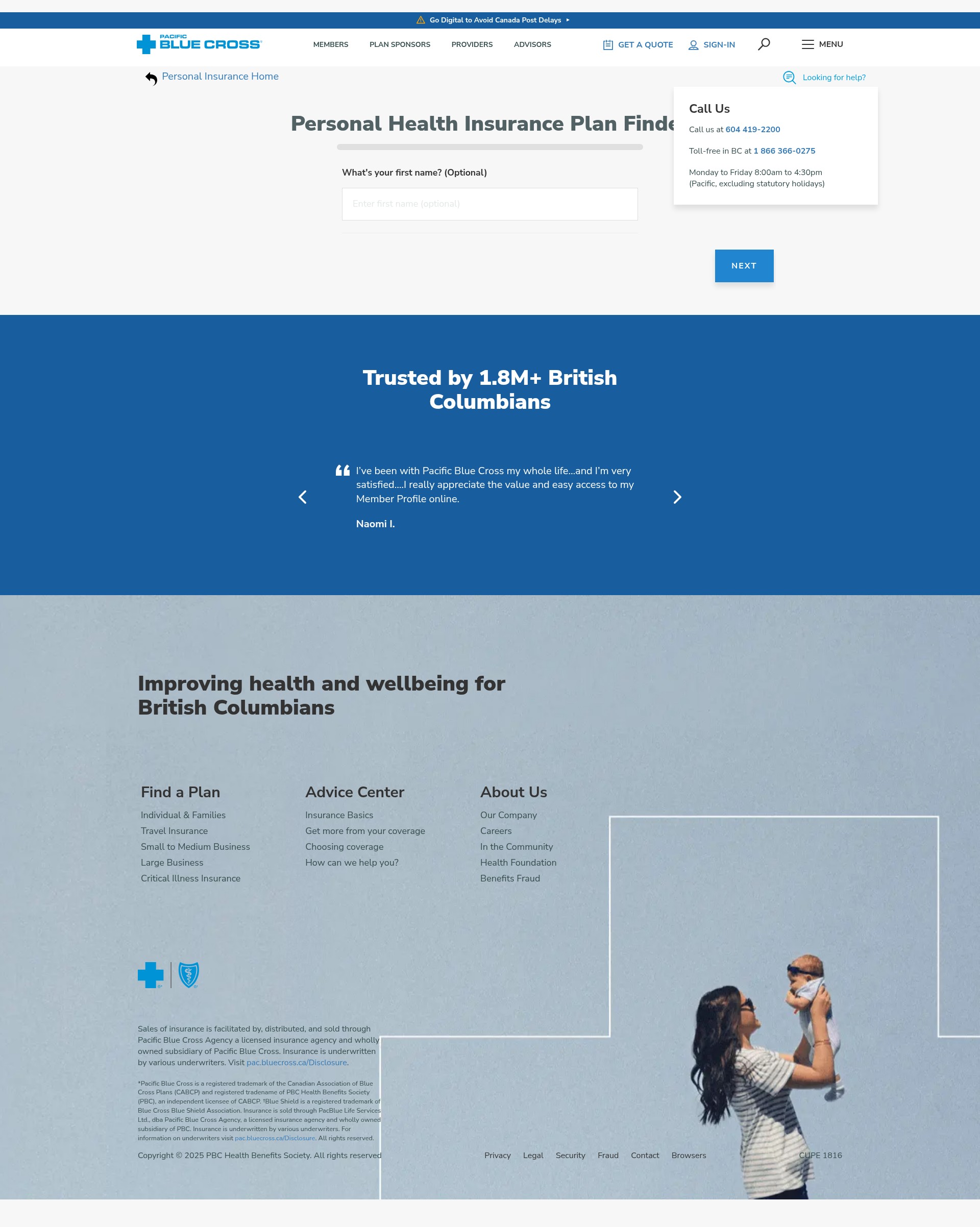 Landing Page