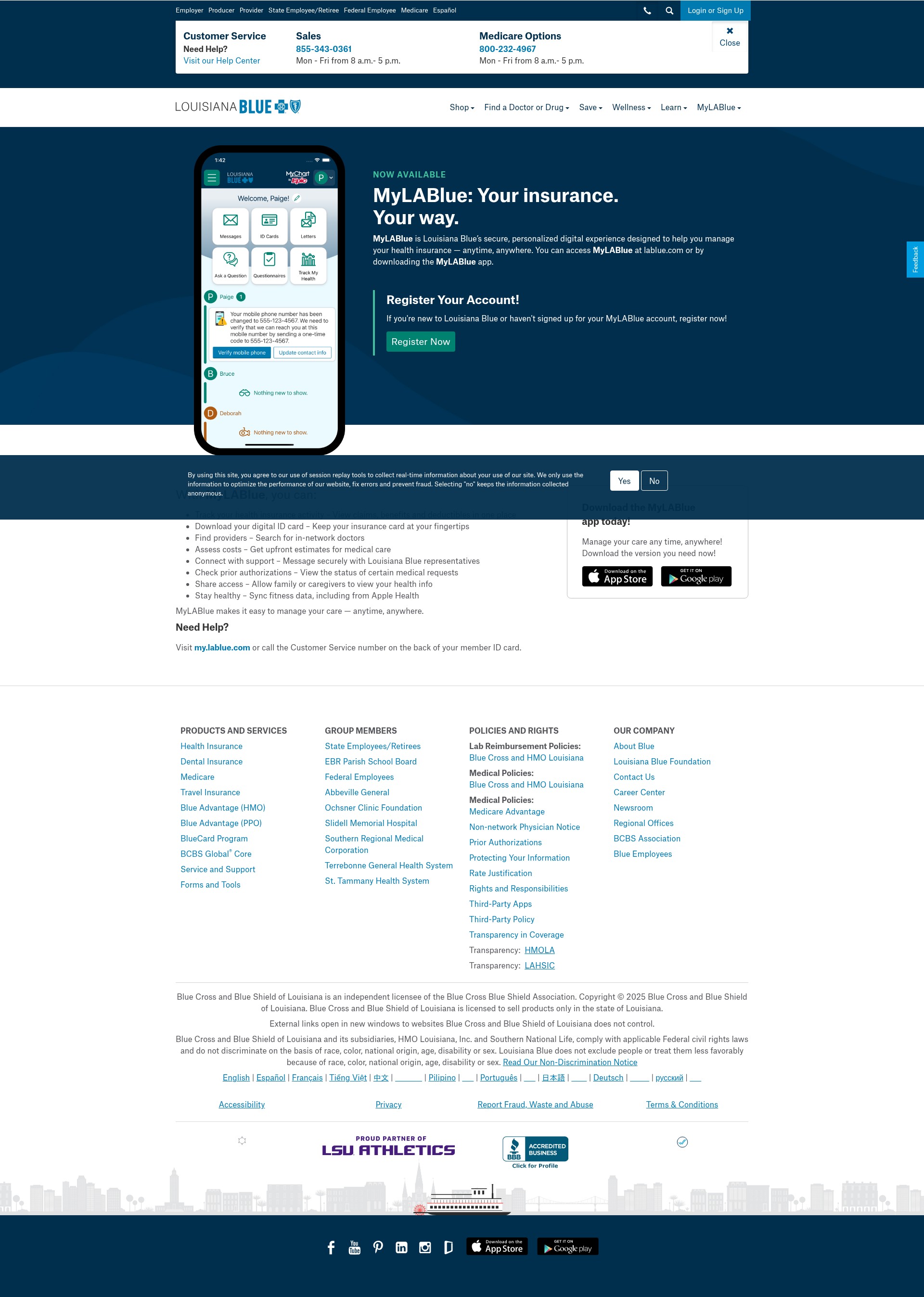 Landing Page