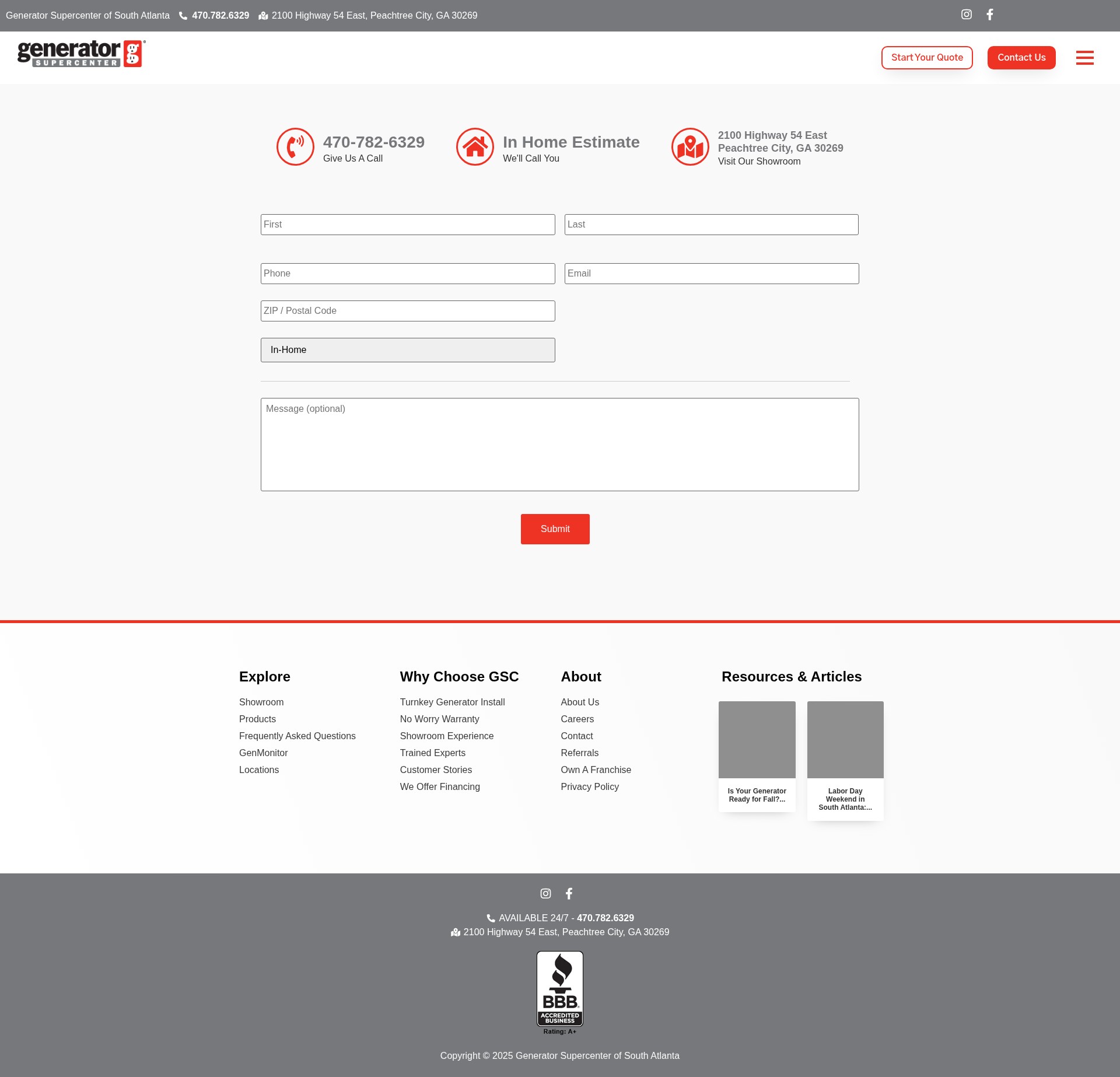 Landing Page