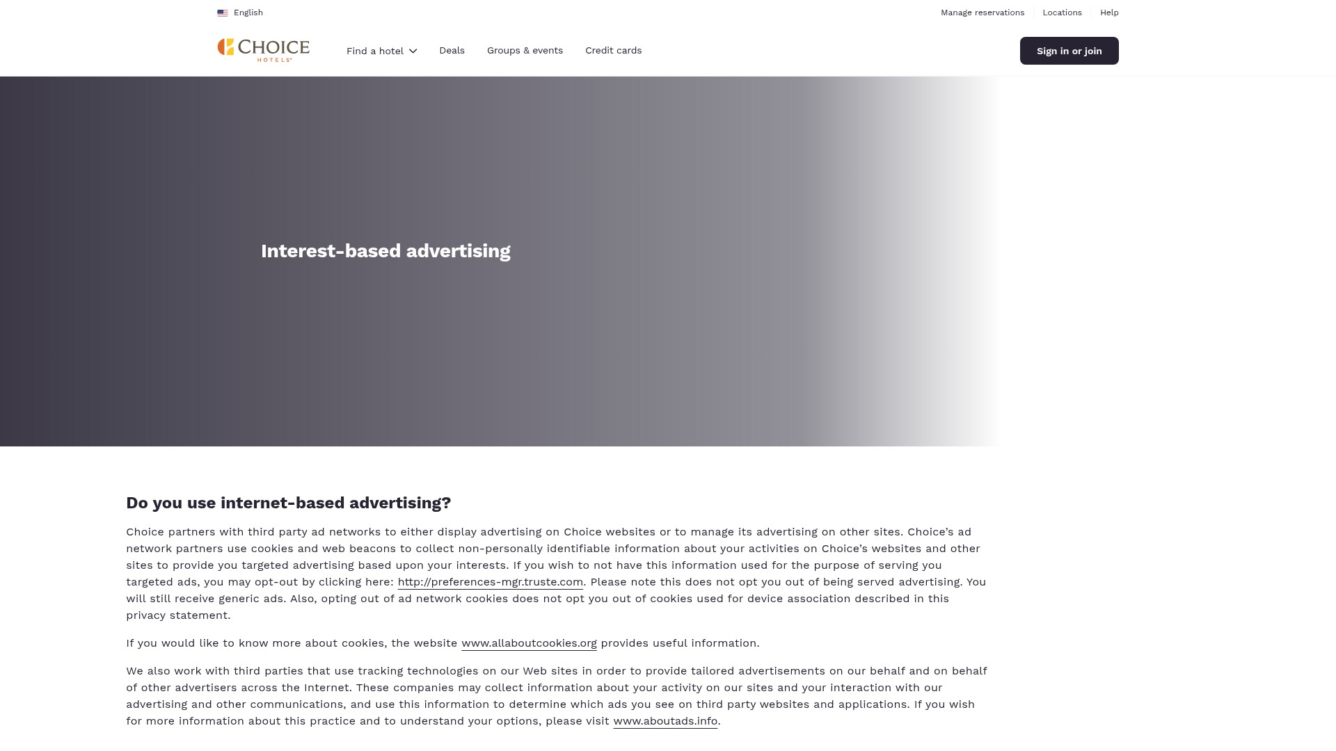 Landing Page