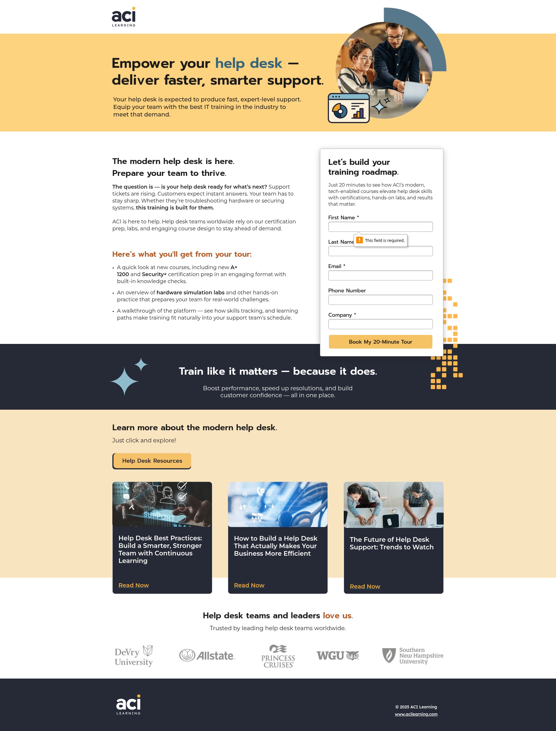 Landing Page