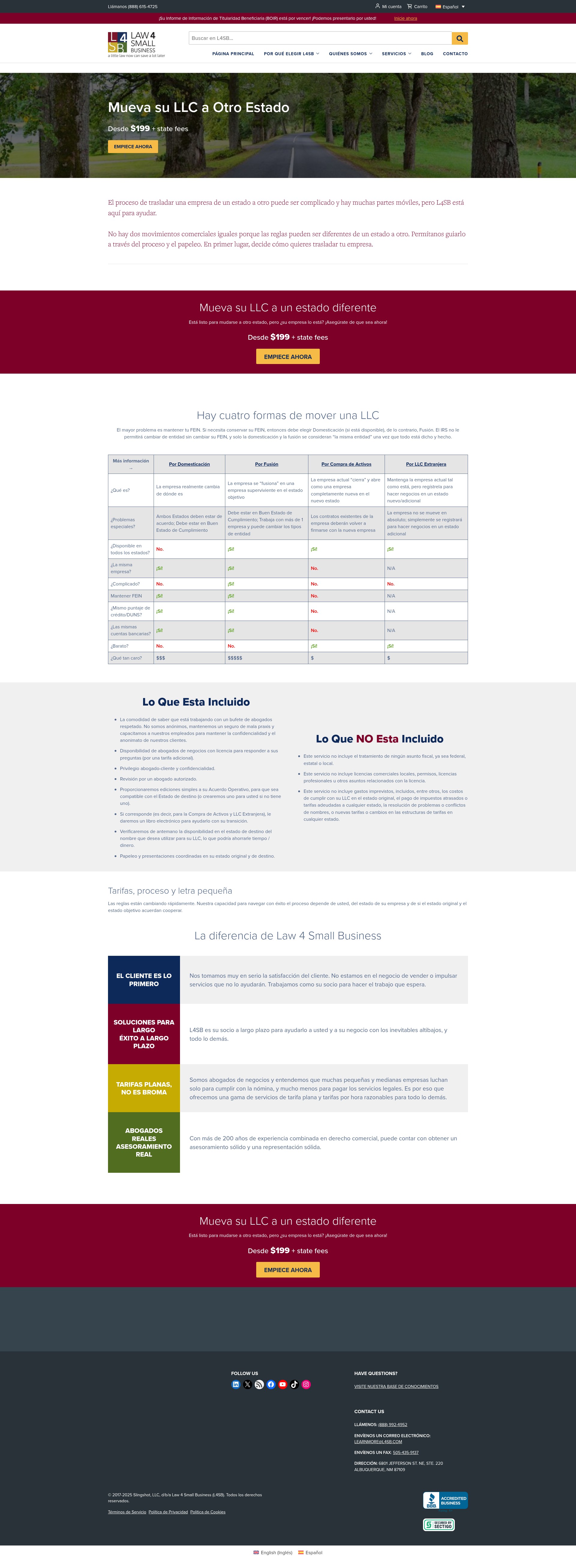 Landing Page