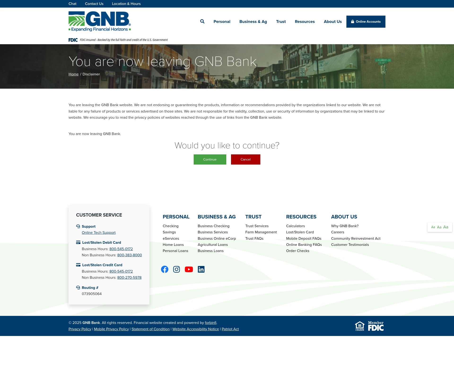 Landing Page