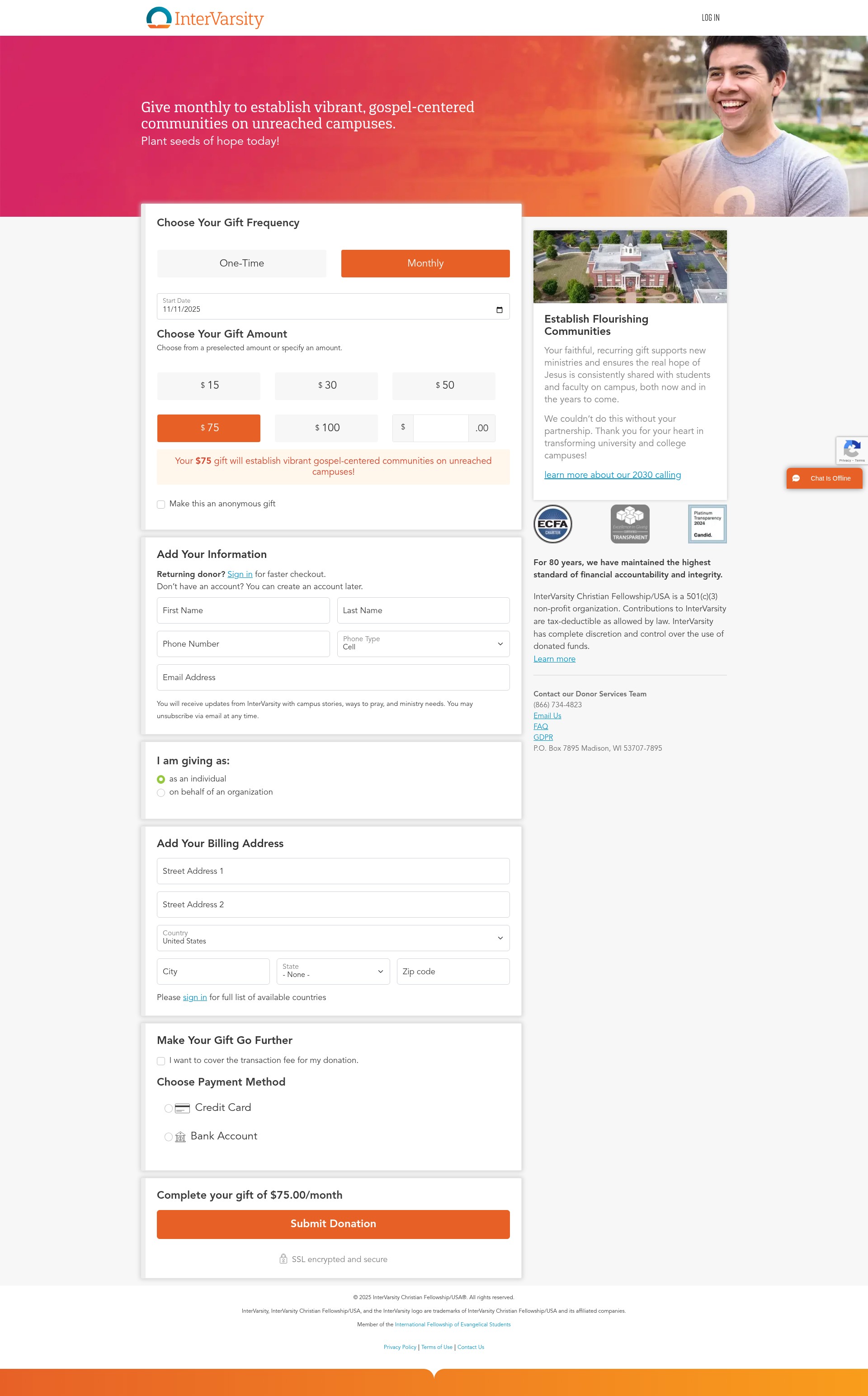 Landing Page