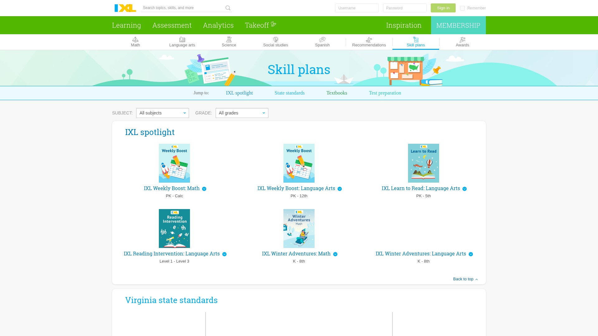 Landing Page