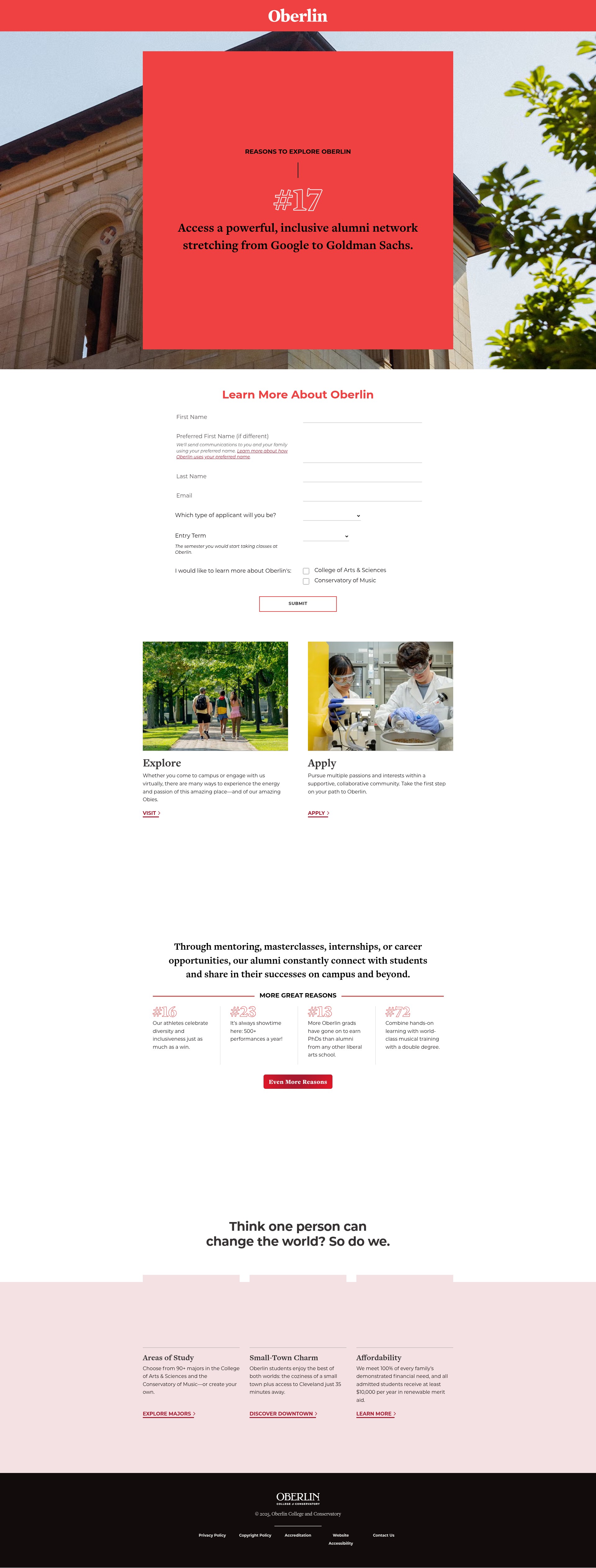 Landing Page