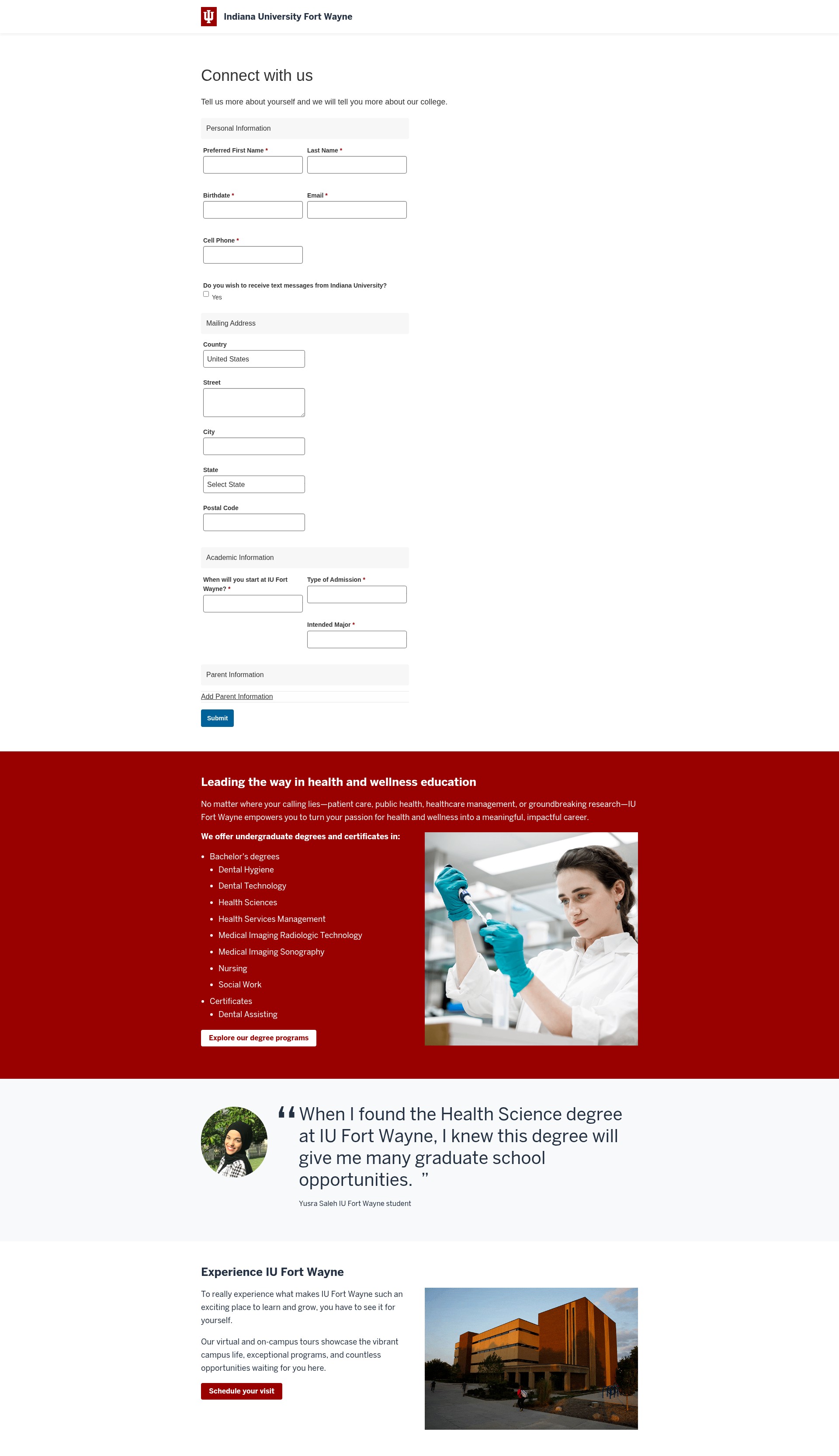 Landing Page