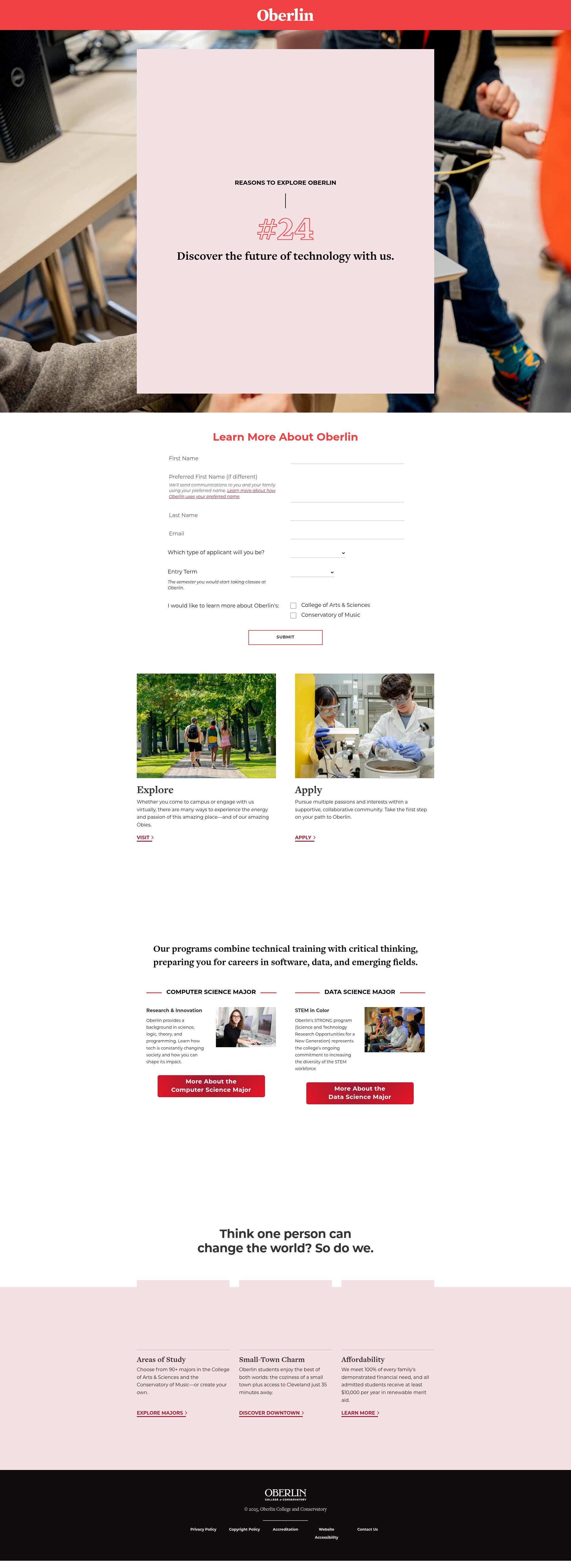 Landing Page