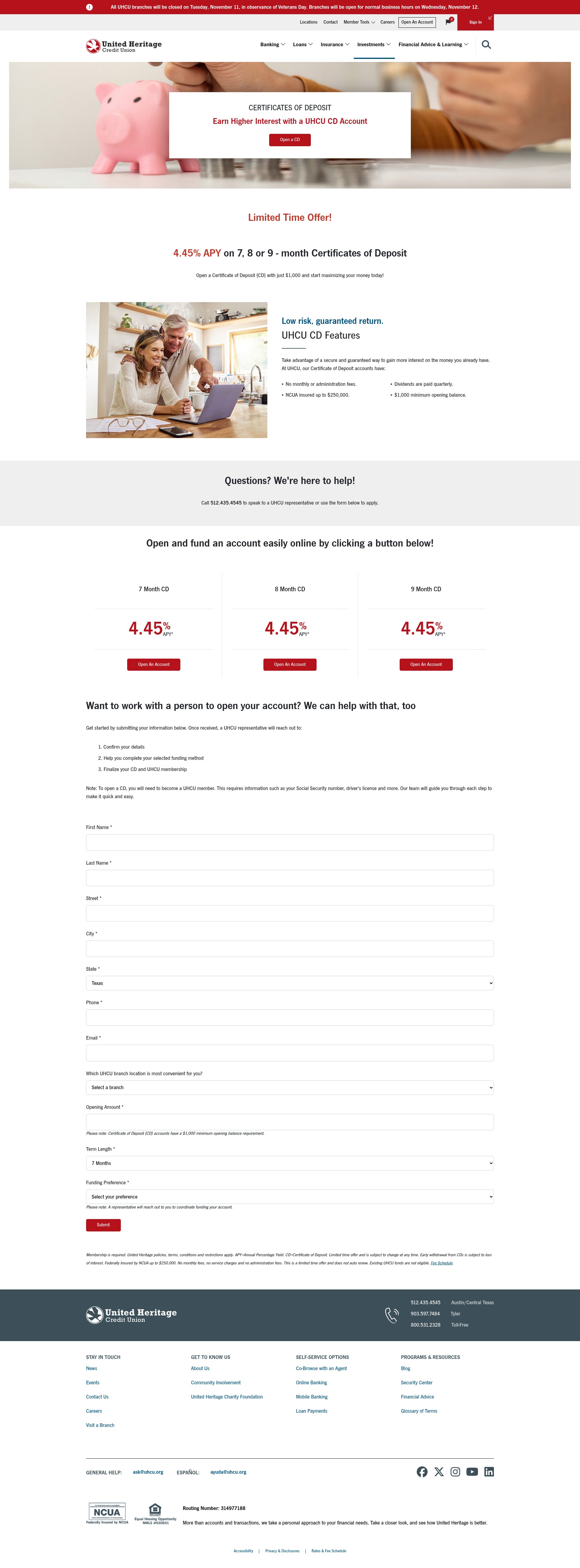Landing Page