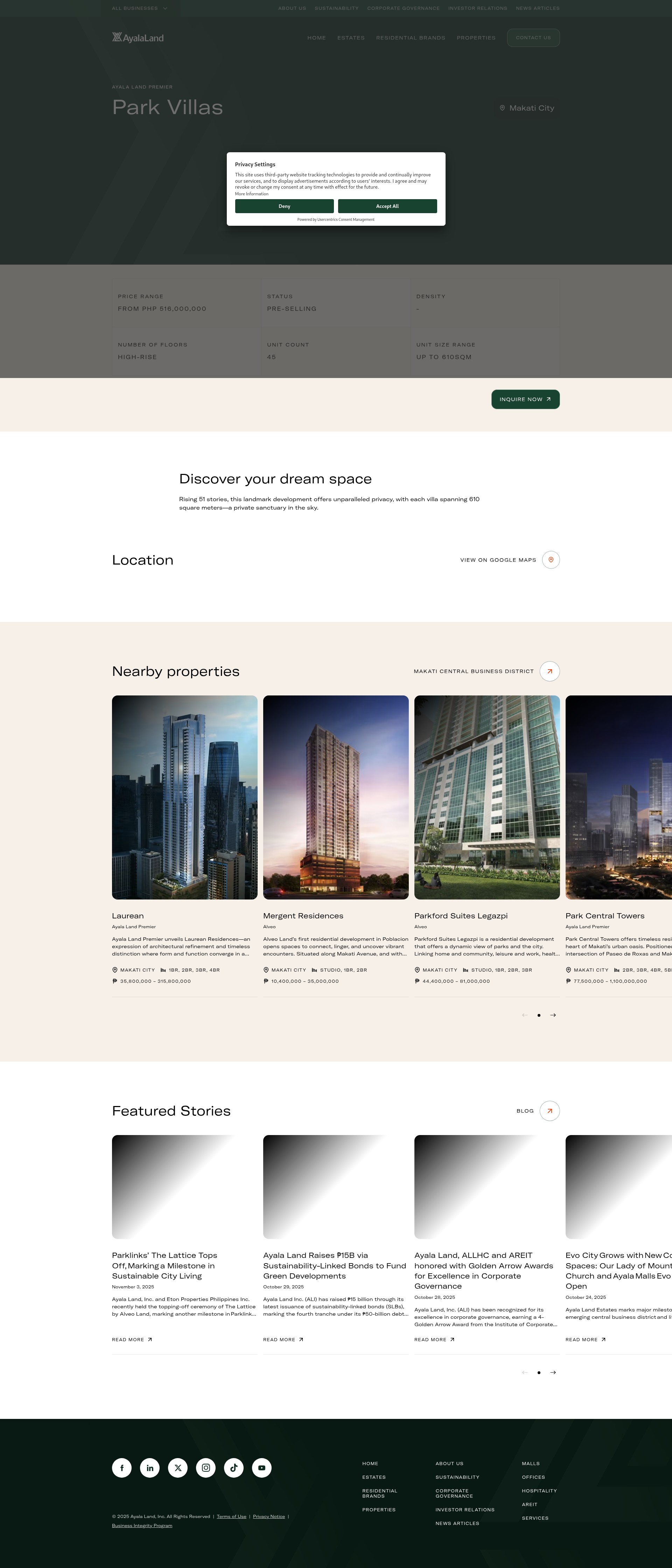 Landing Page