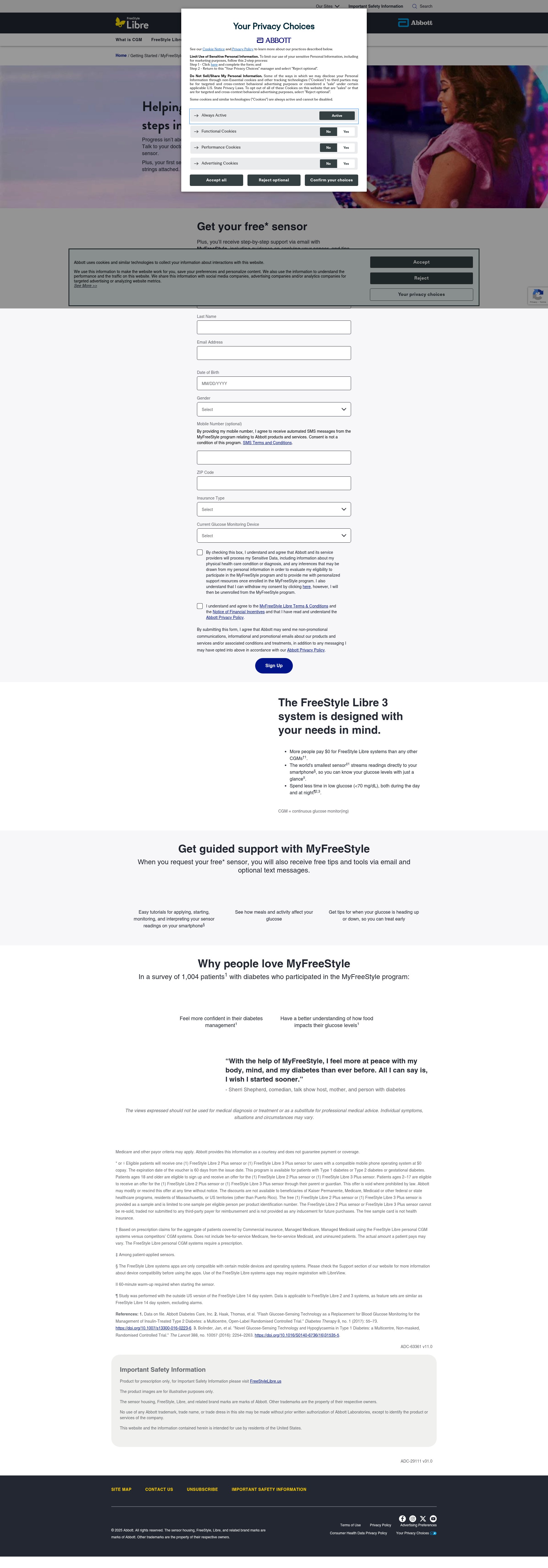 Landing Page